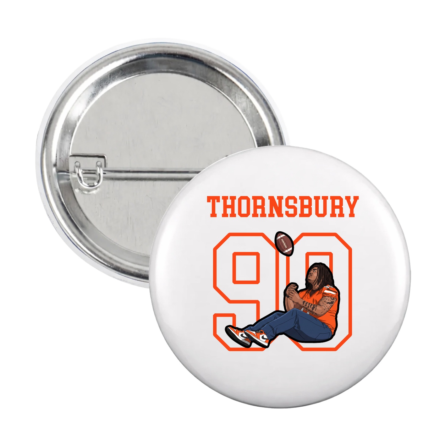 Game Day Button — Shirsey in White