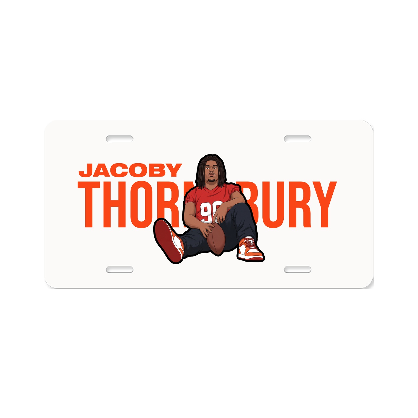 License Plate — Player Name in Classic