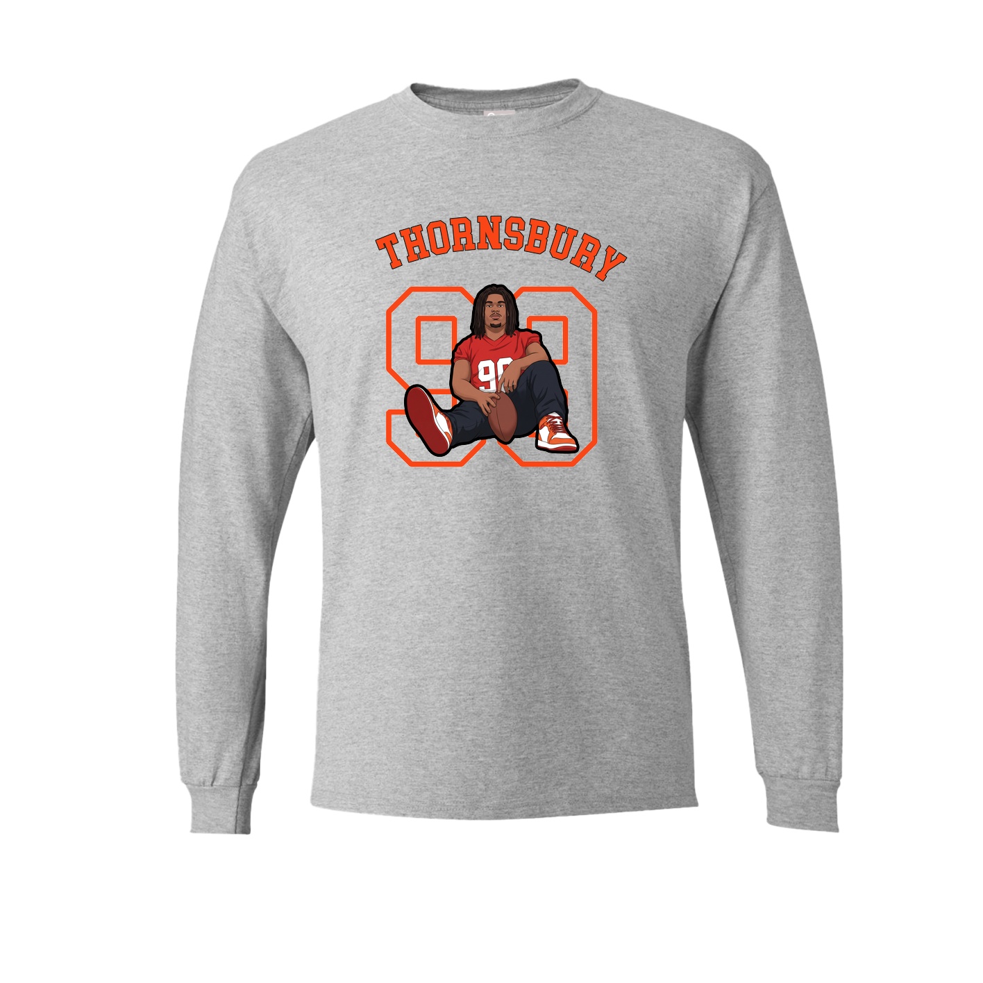 Long Sleeve Tee — Shirsey Arch in Grey