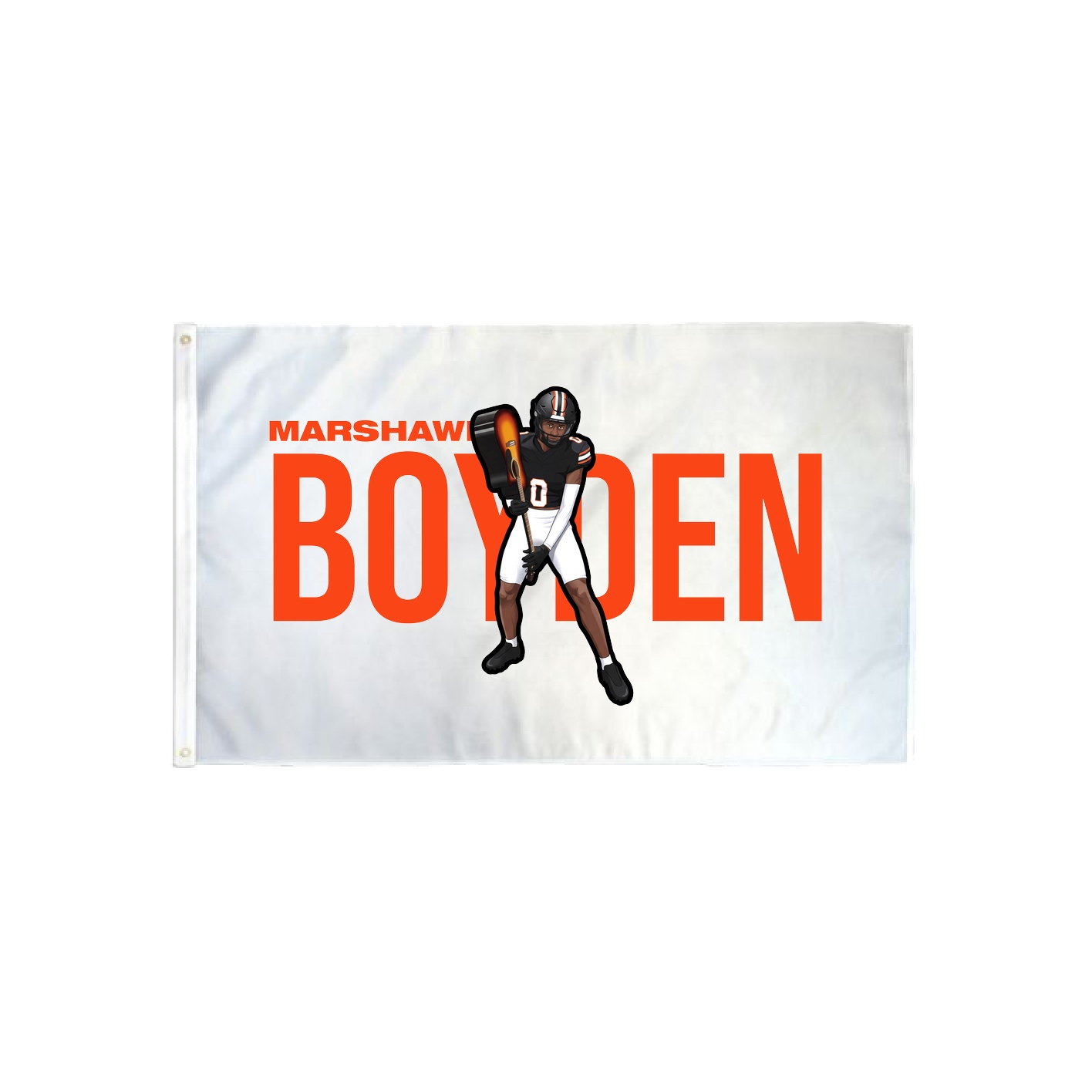 3x5 Flag — Player Name in Classic