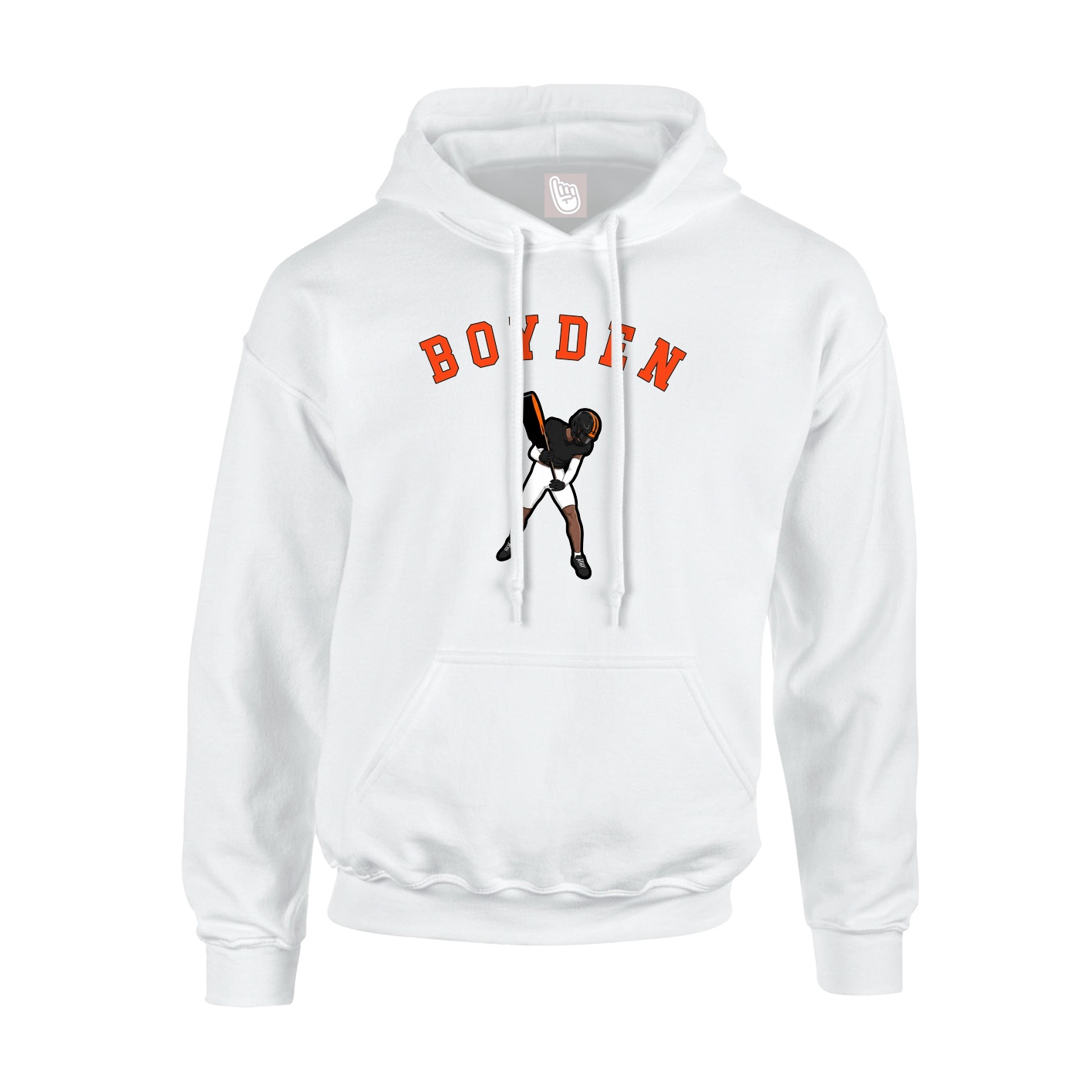 Hoodie — Shirsey Arch in White