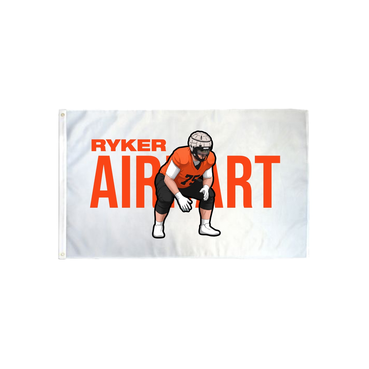 3x5 Flag — Player Name in Classic