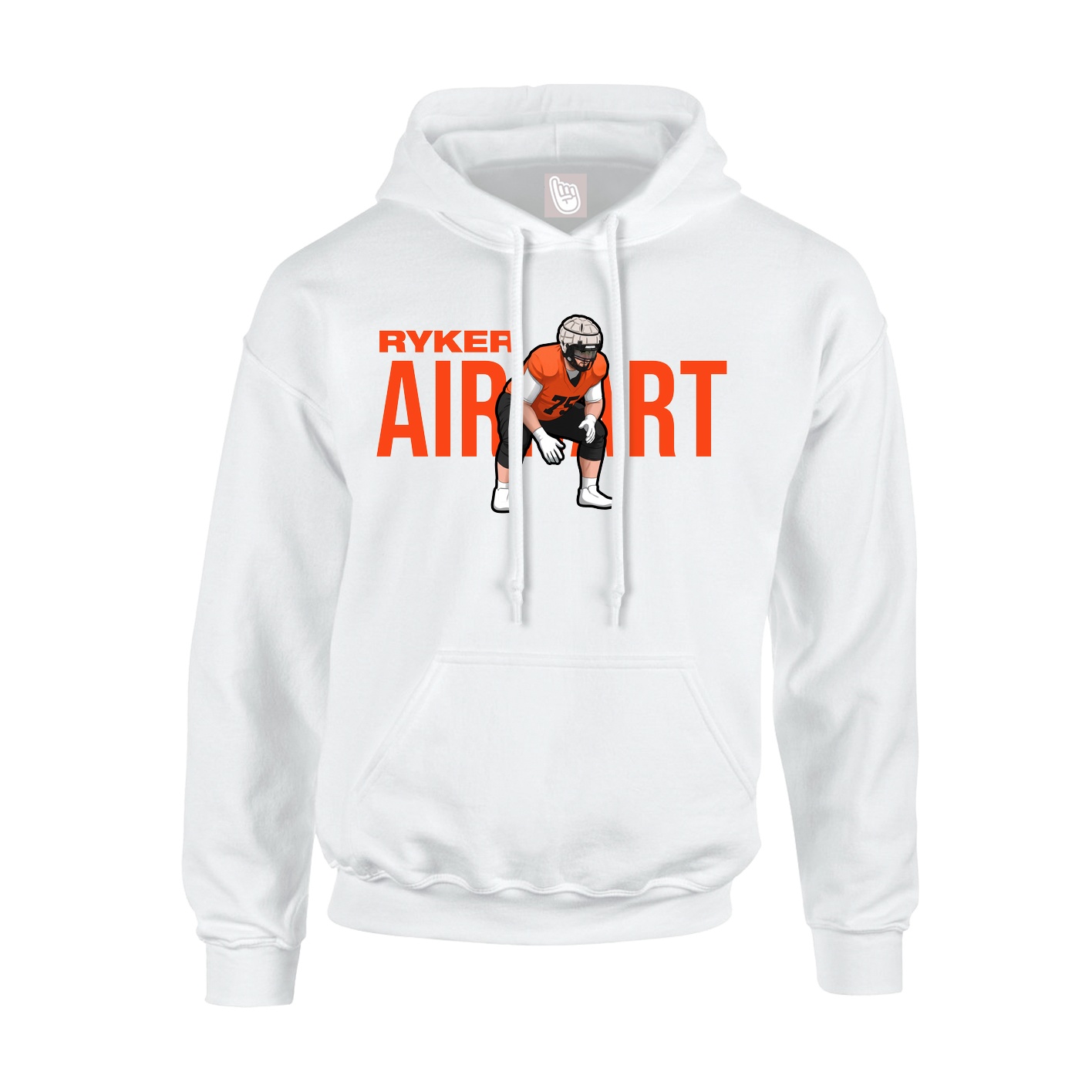 Hoodie — Player Name in White