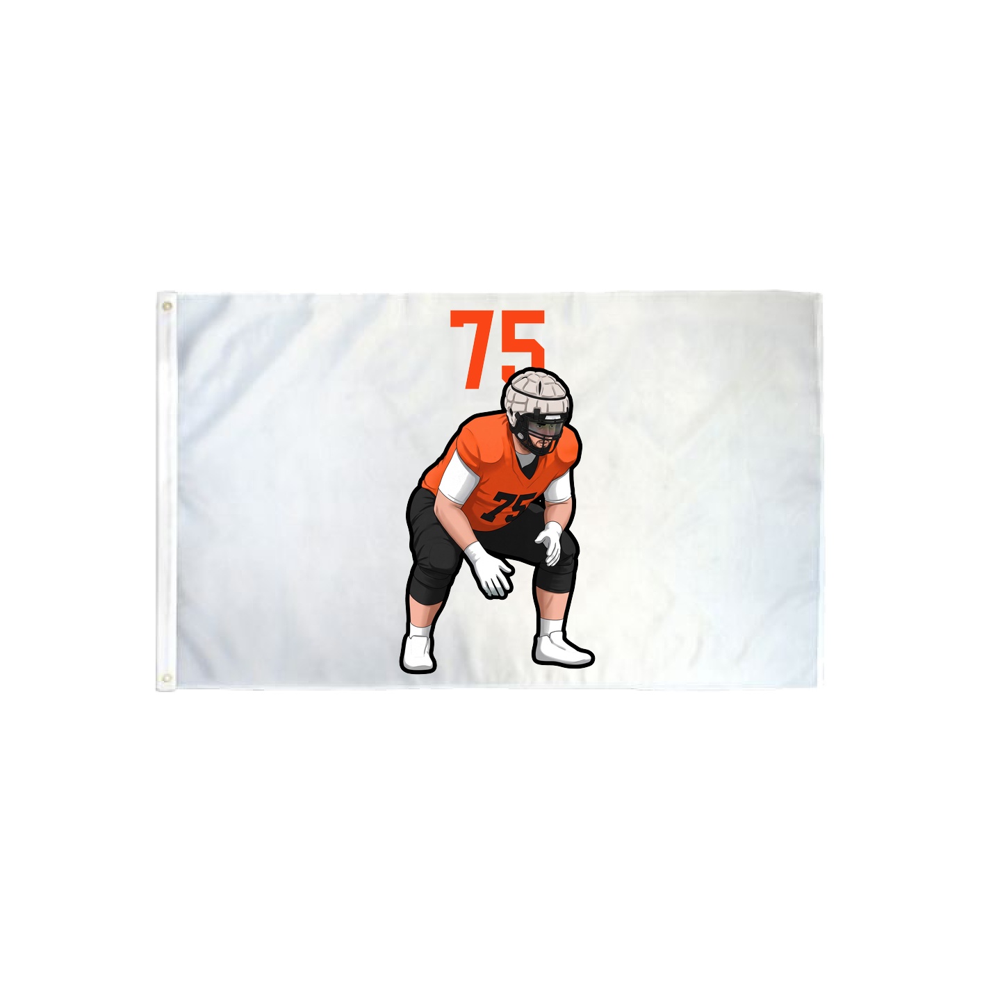 3x5 Flag — Number Top in Classic
