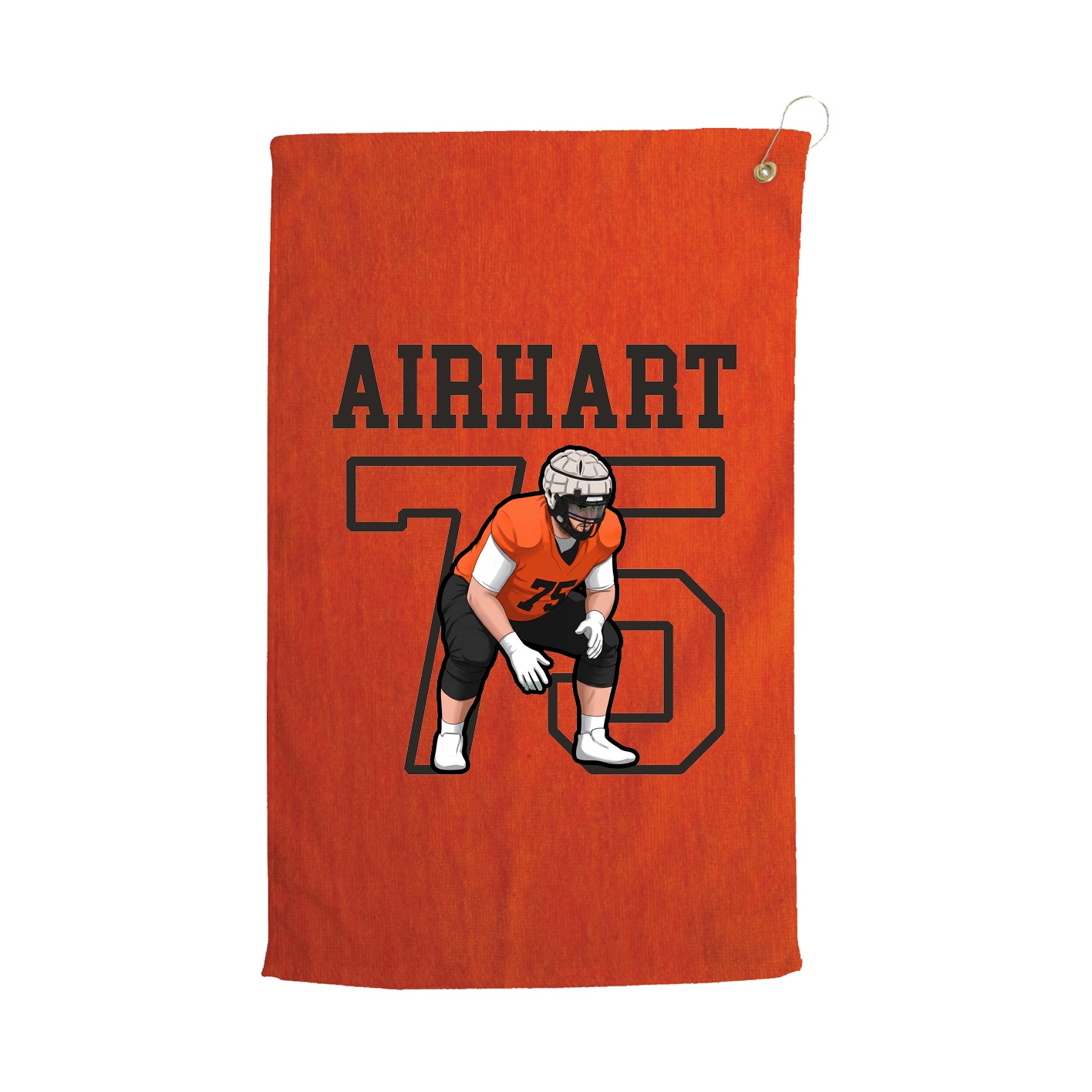 Golf Towel — Shirsey in Orange