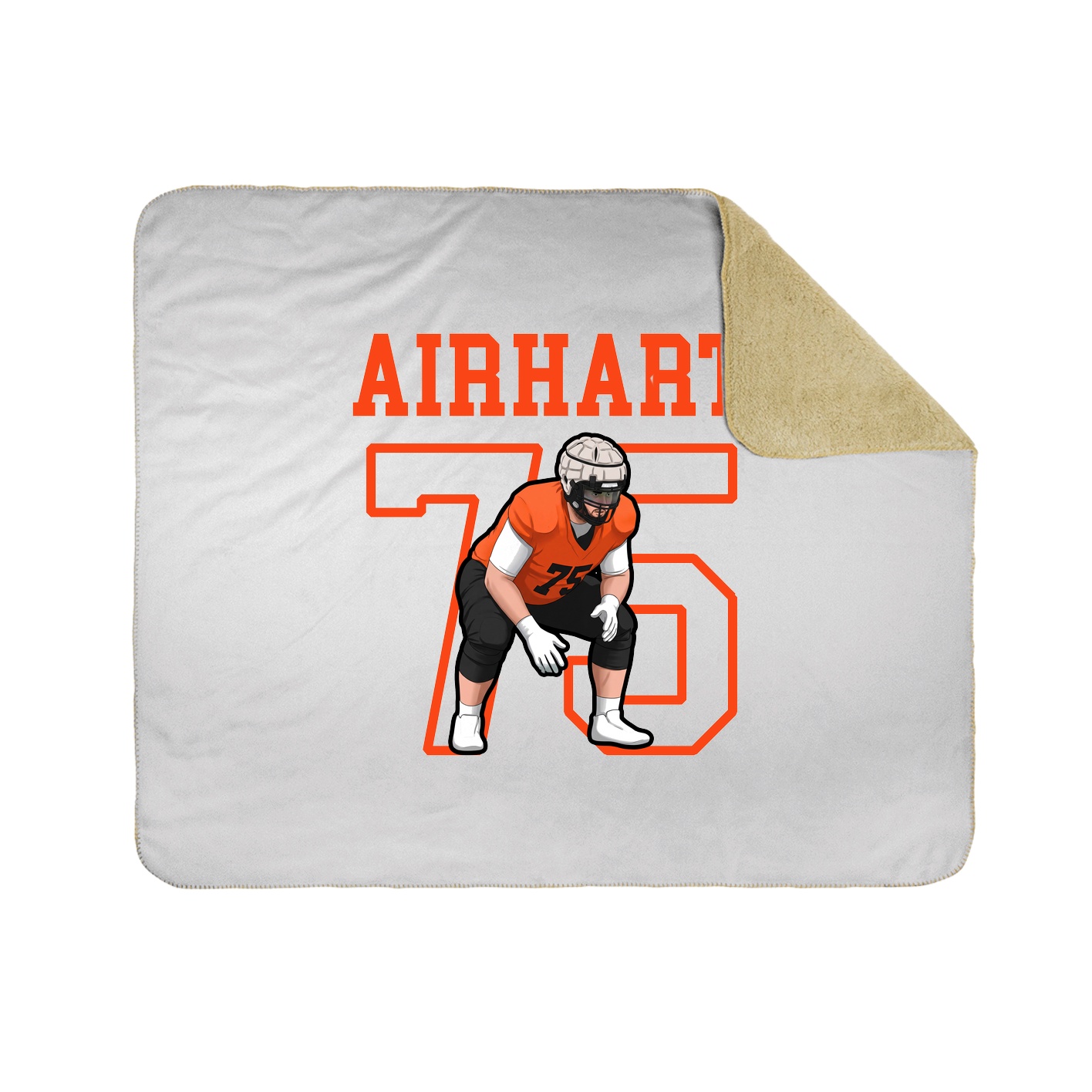 Throw Blanket — Shirsey in White