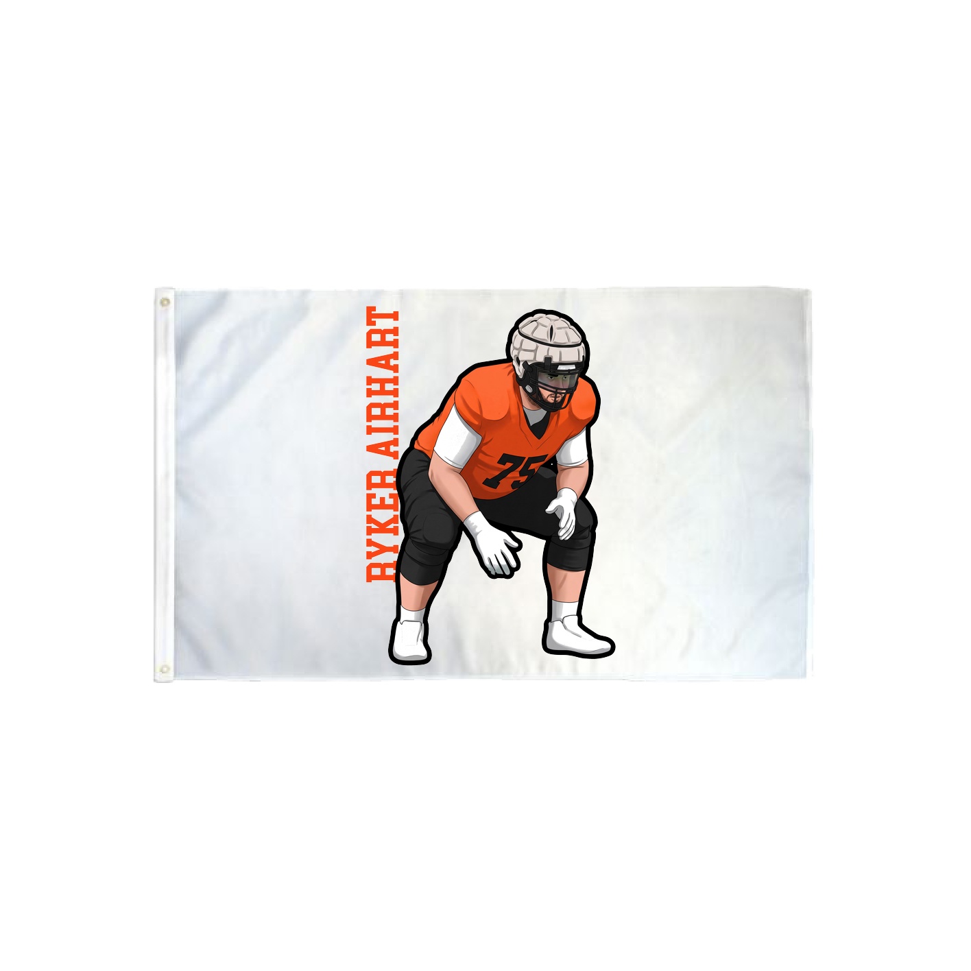 3x5 Flag — Name Vertical in Classic