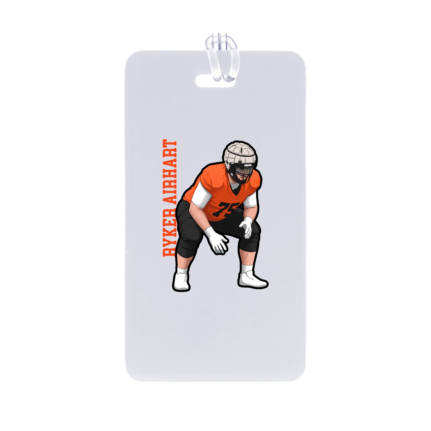 Bag Tag — Name Vertical in Classic