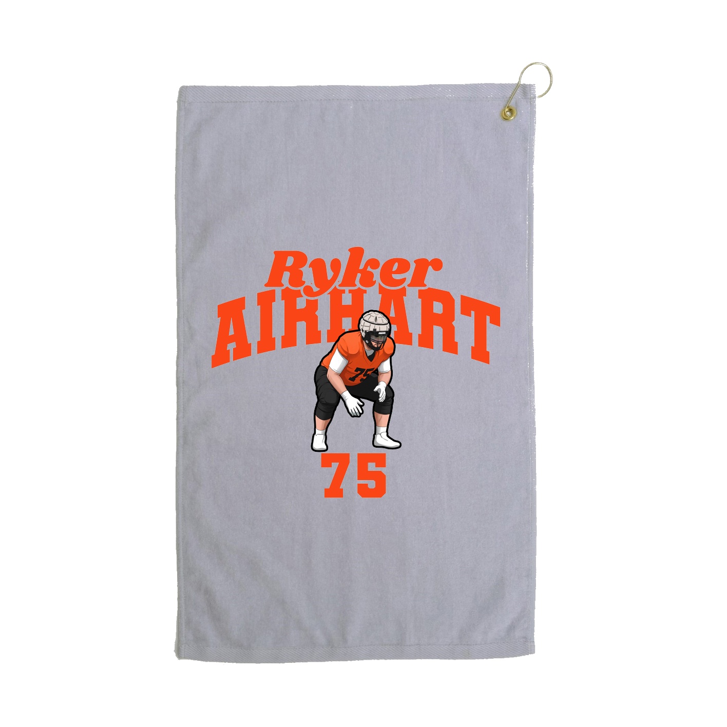 Golf Towel — Signature Arch in Grey