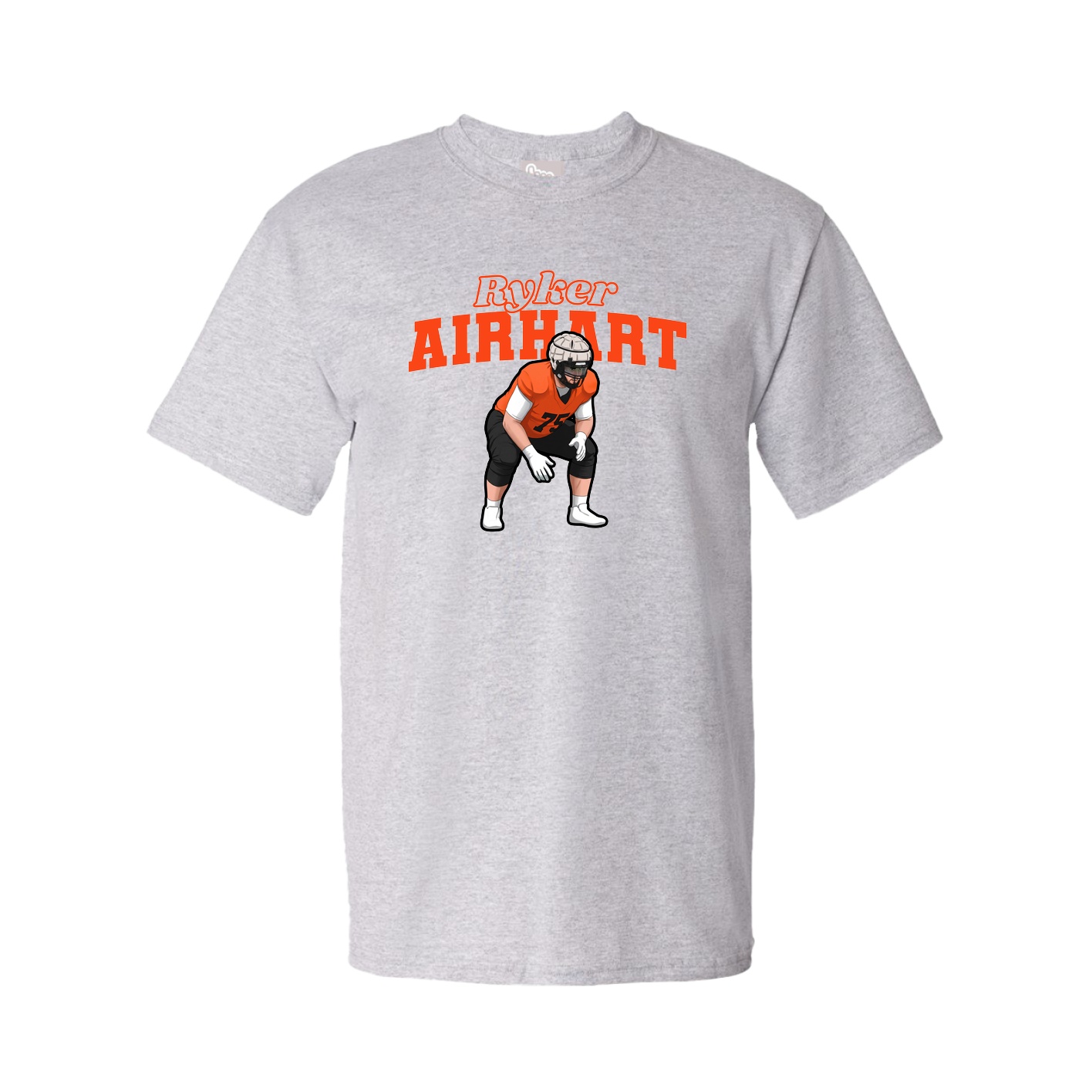 Tee — Name Arch in Grey