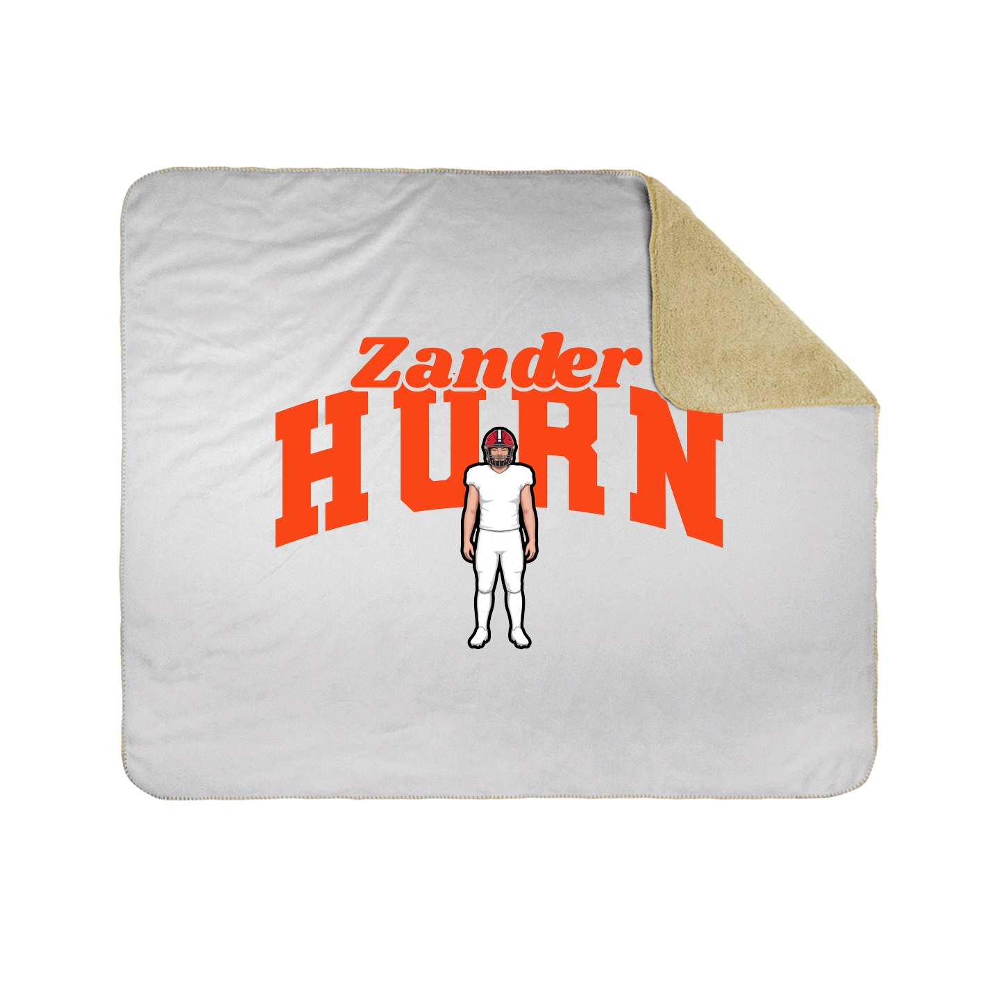 Throw Blanket — Signature Arch in White