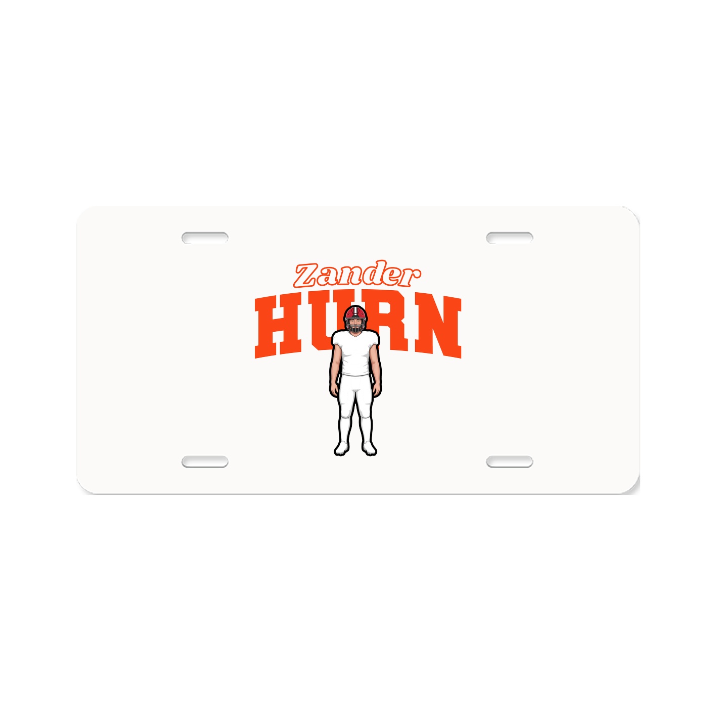 License Plate — Name Arch in Classic