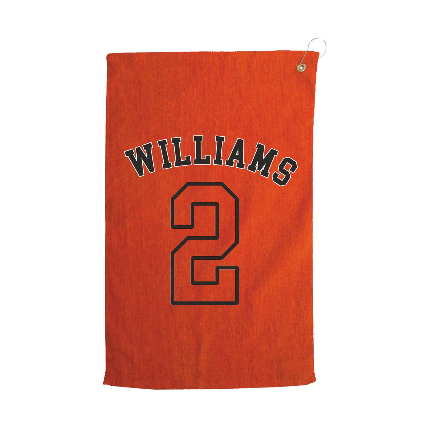 Golf Towel — Shirsey Arch in Orange