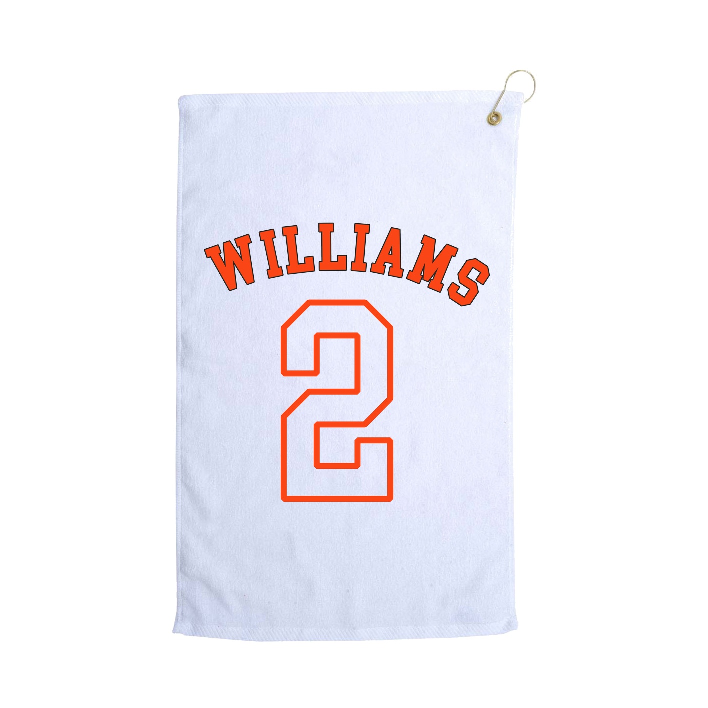 Golf Towel — Shirsey Arch in White