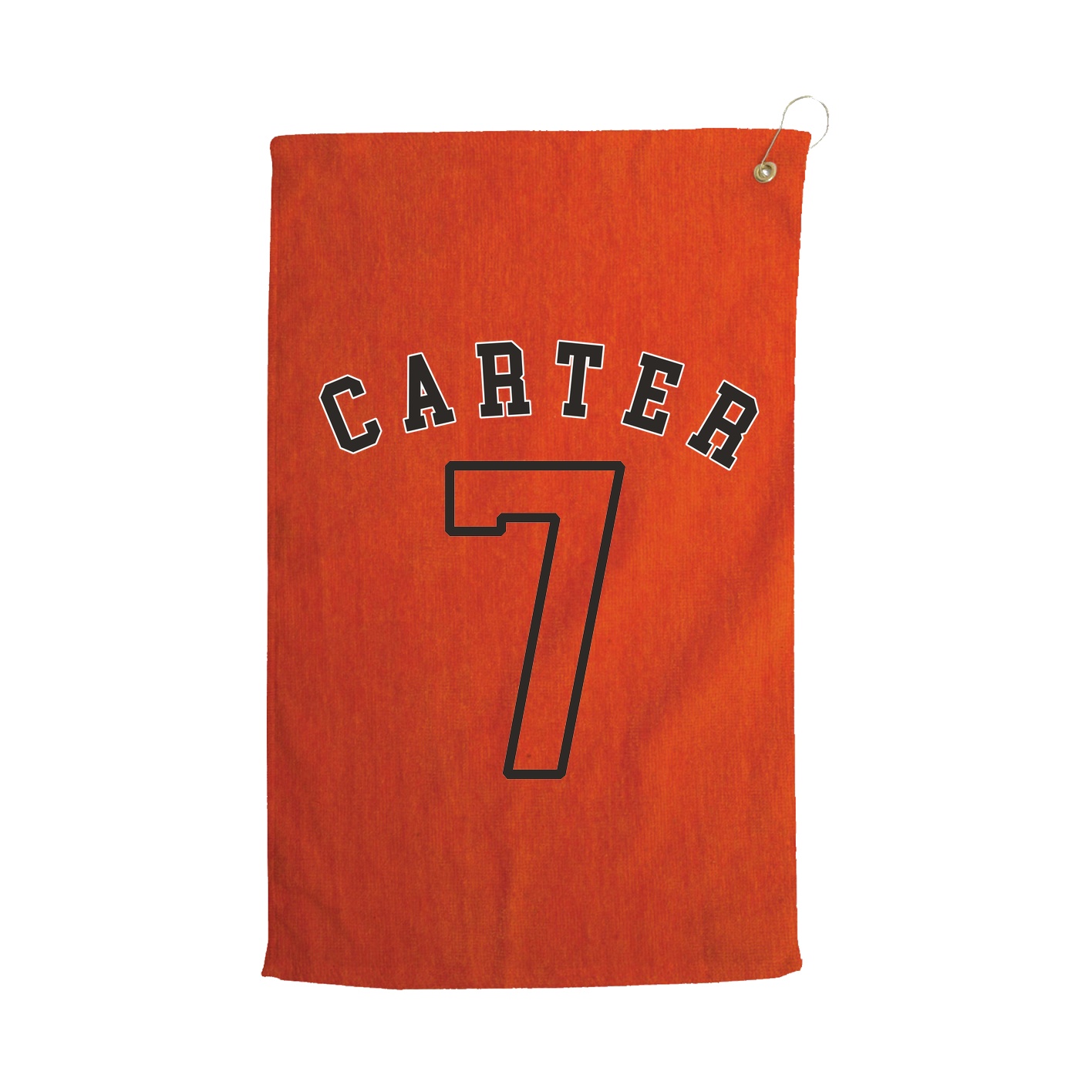 Golf Towel — Shirsey Arch in Orange