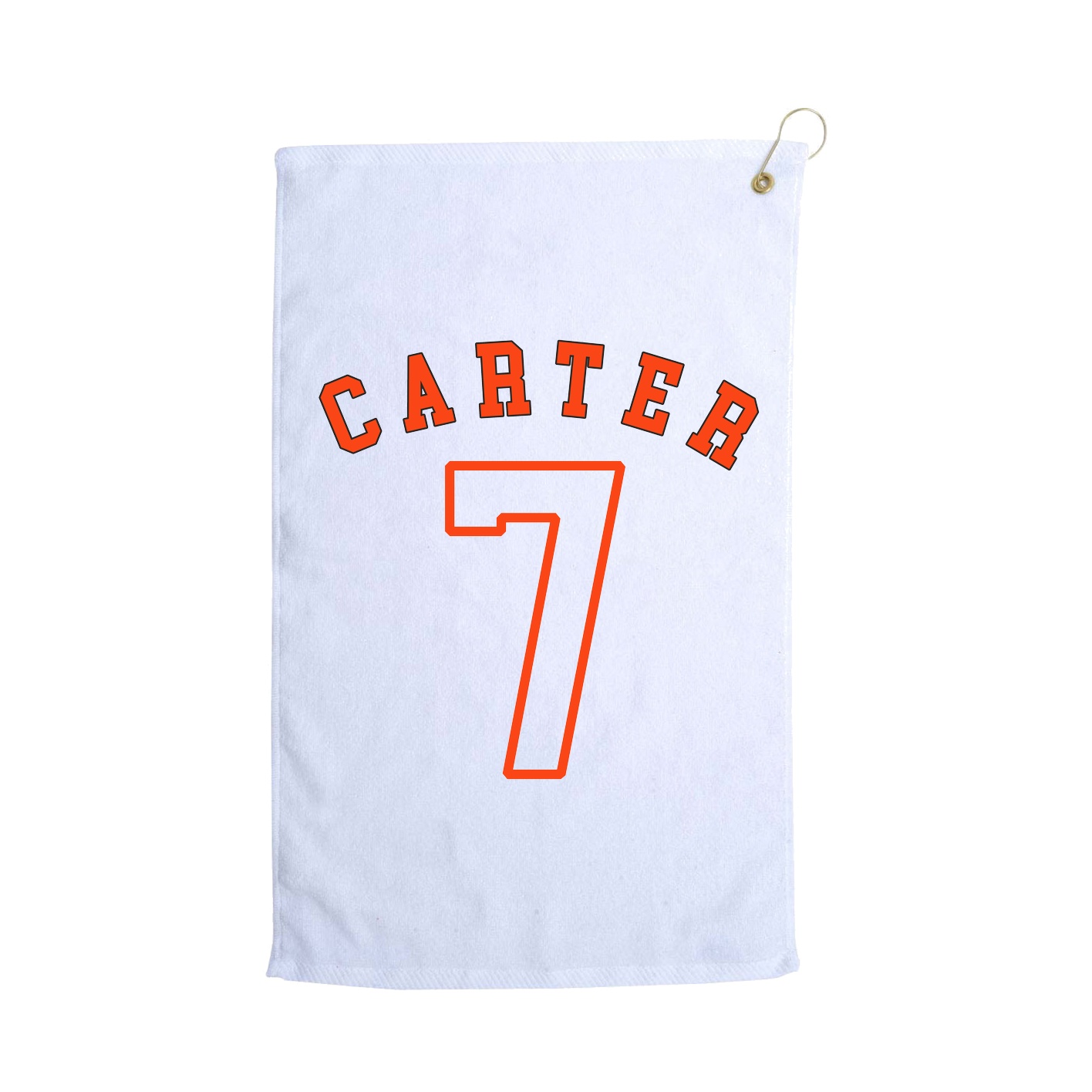 Golf Towel — Shirsey Arch in White