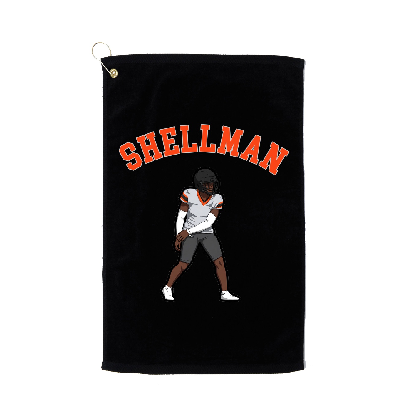 Golf Towel — Shirsey Arch in Black