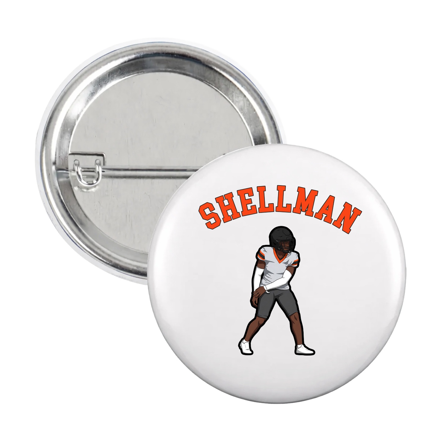 Game Day Button — Shirsey Arch in White