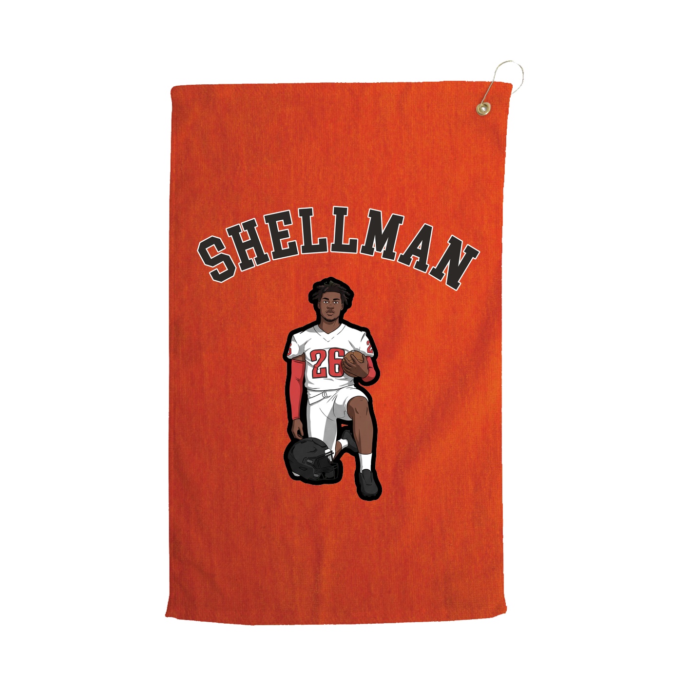 Golf Towel — Shirsey Arch in Orange