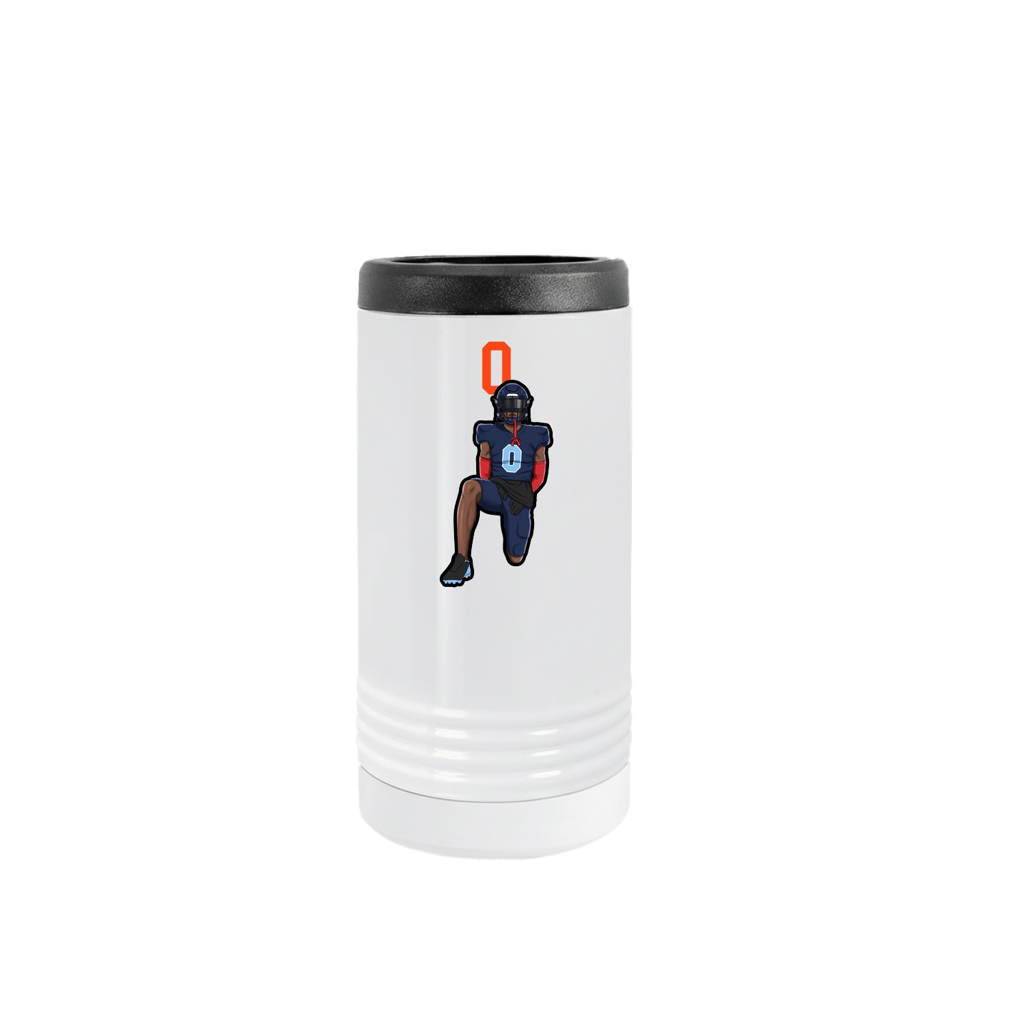 Slim Beverage Holder — Number Top in White