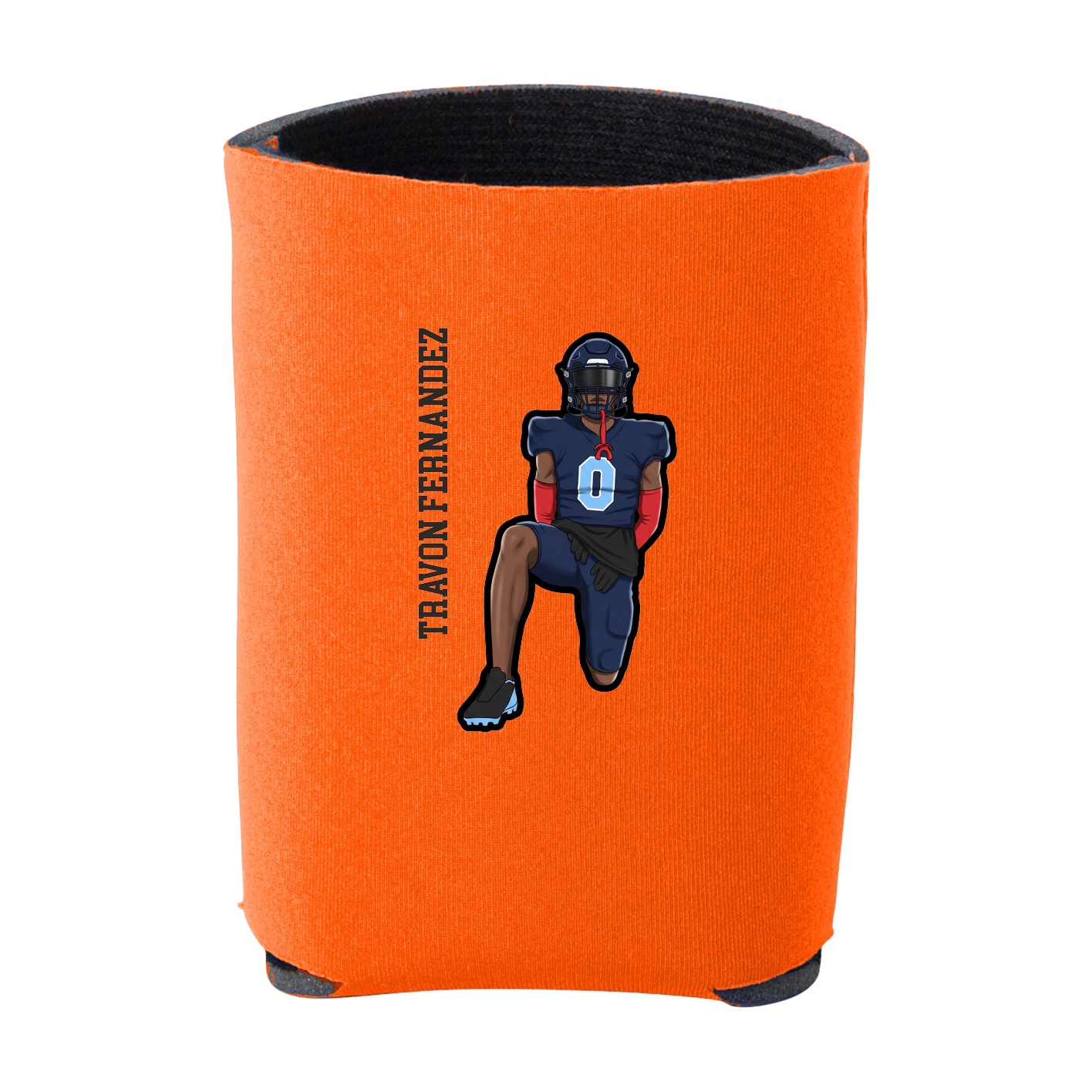 Can Holder — Name Vertical in Orange