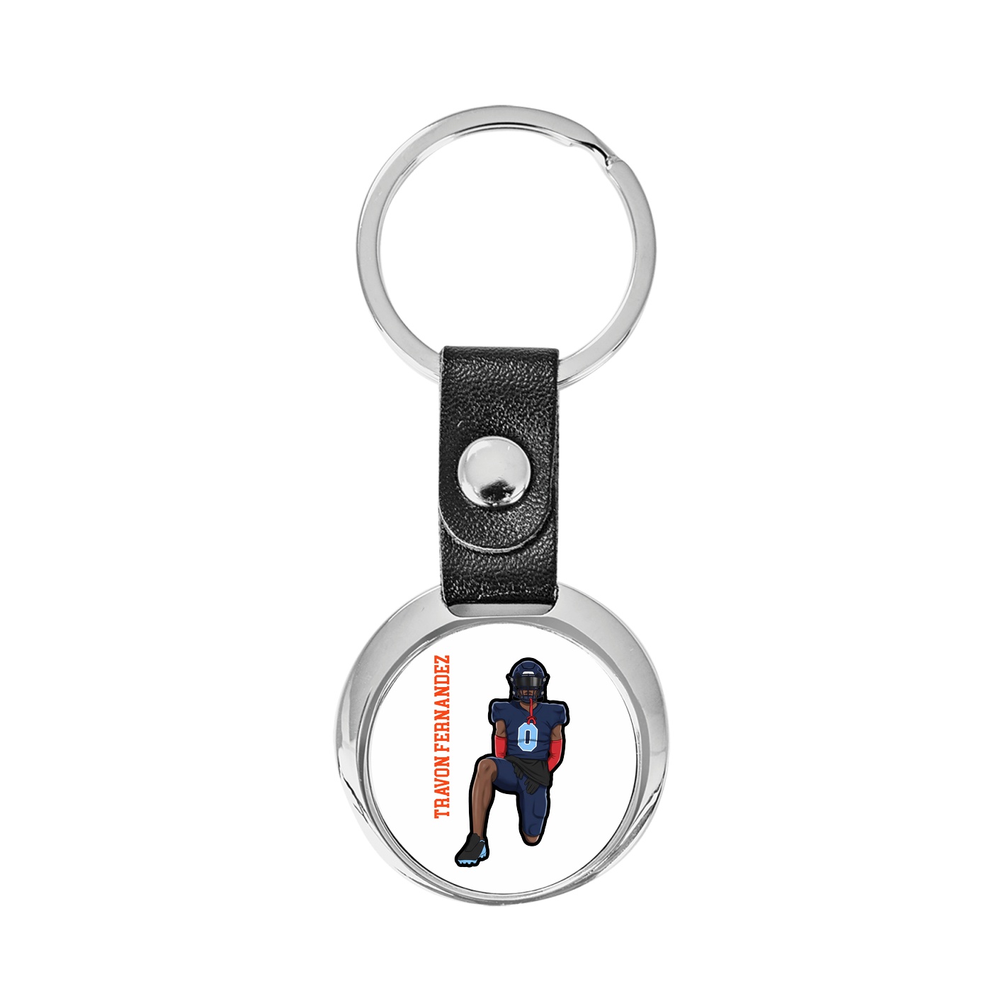 Key Chain — Name Vertical in Classic