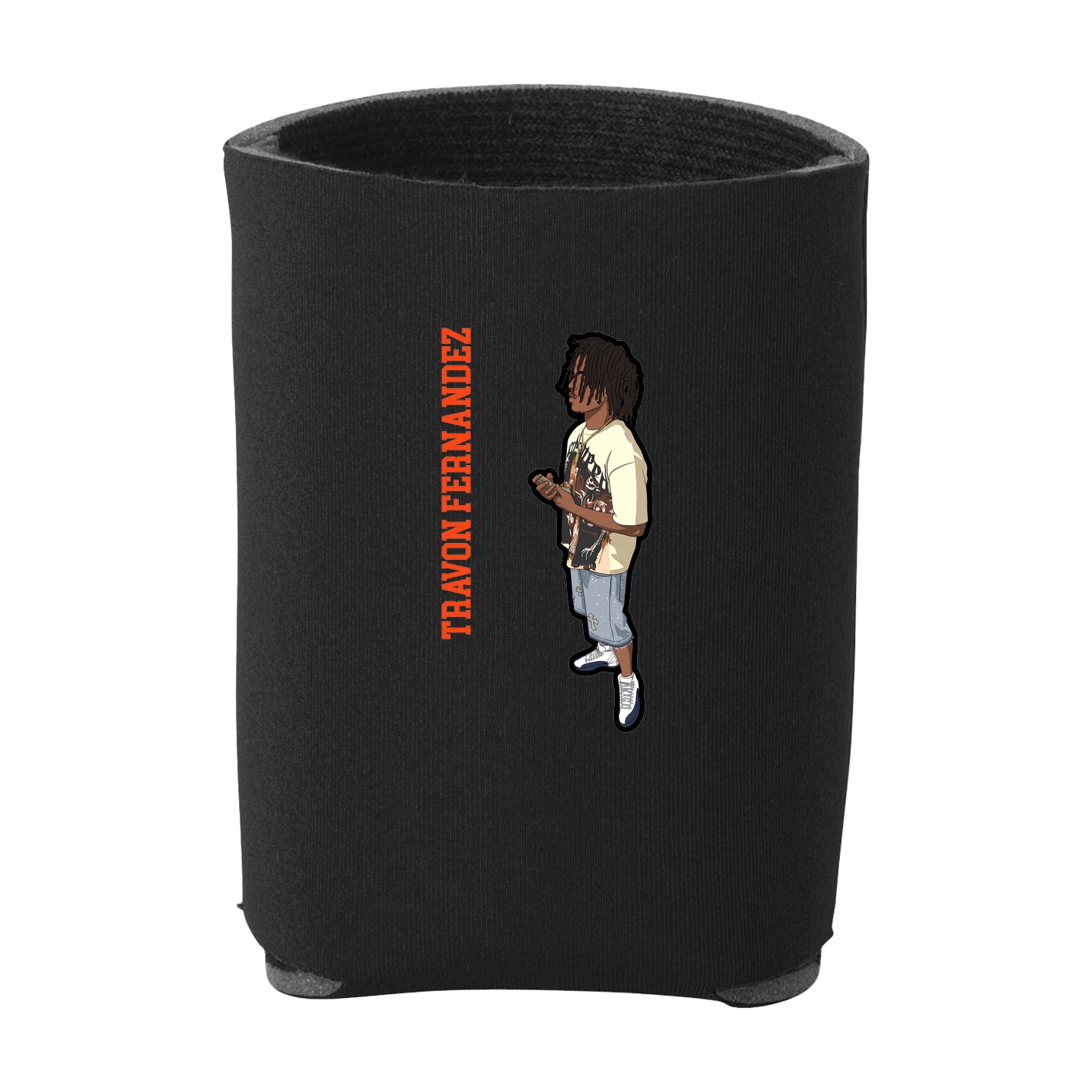 Can Holder — Name Vertical in Black