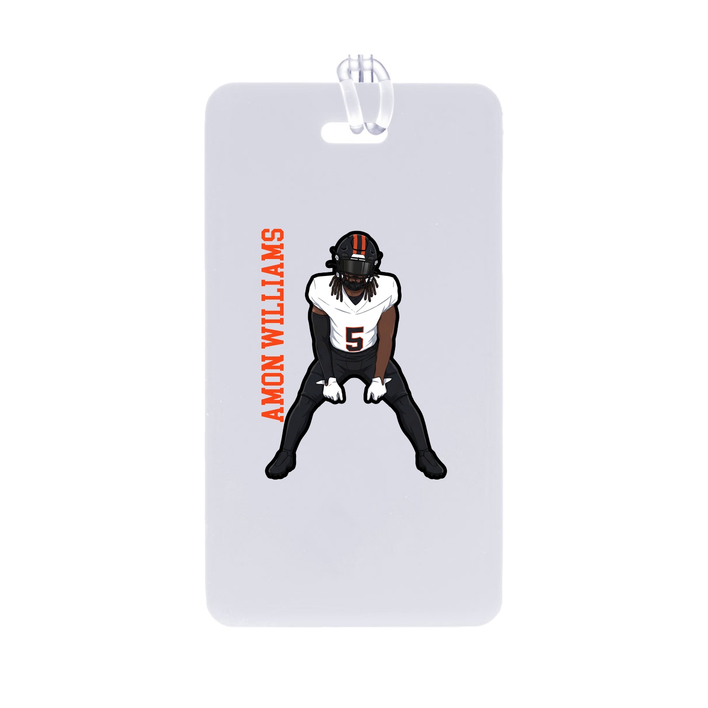 Bag Tag — Name Vertical in Classic