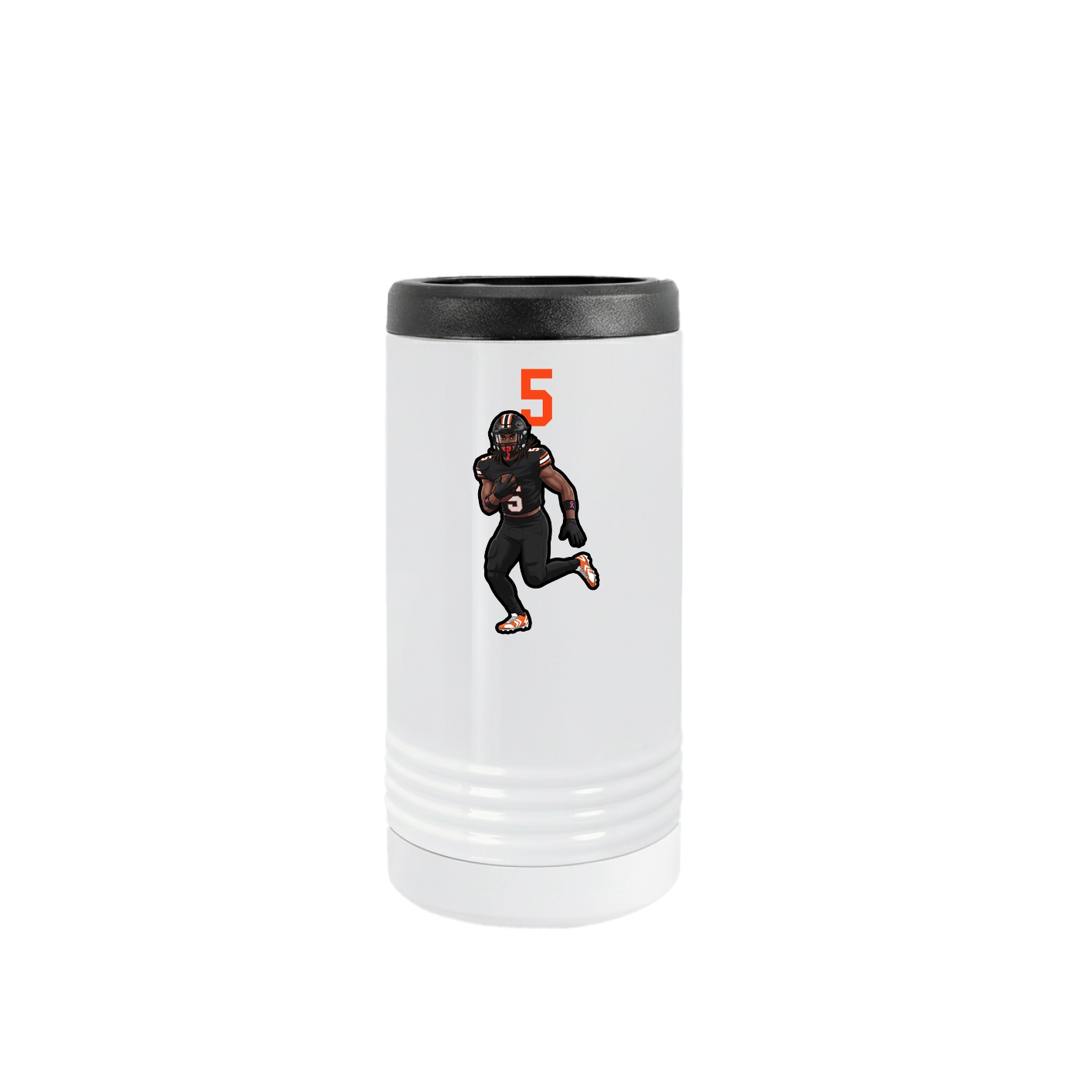 Slim Beverage Holder — Number Top in White
