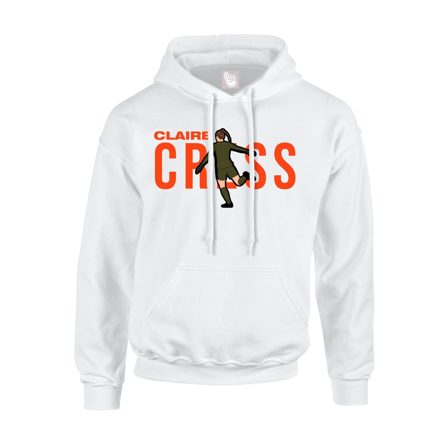 Hoodie — Player Name in White