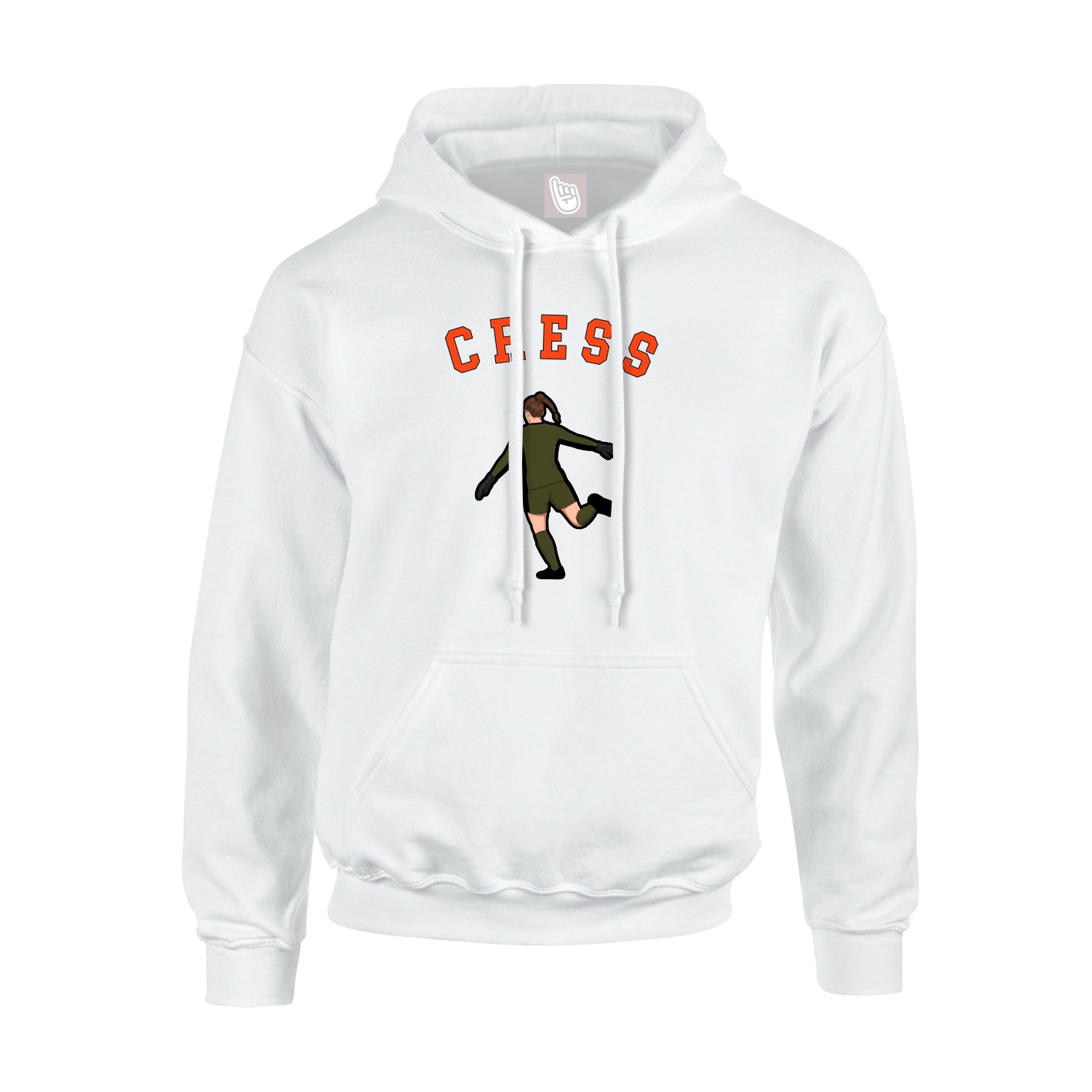 Youth Hoodie — Shirsey Arch in White