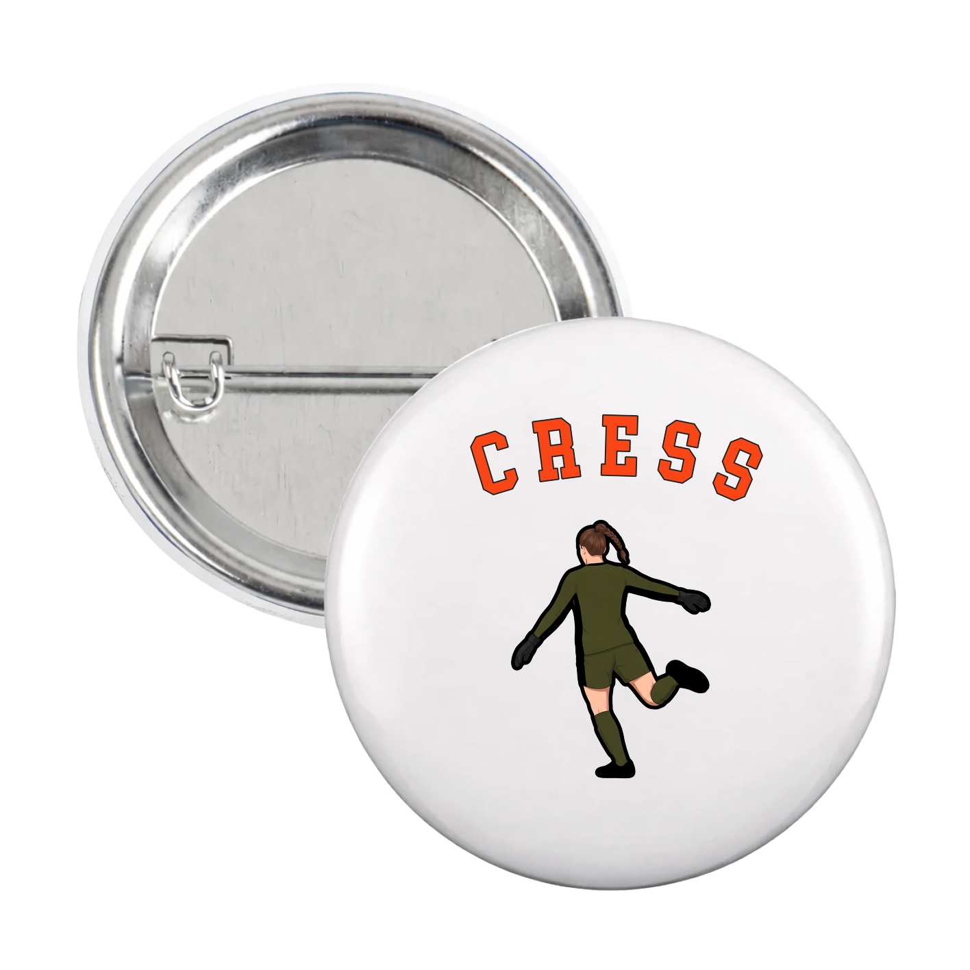 Game Day Button — Shirsey Arch in White