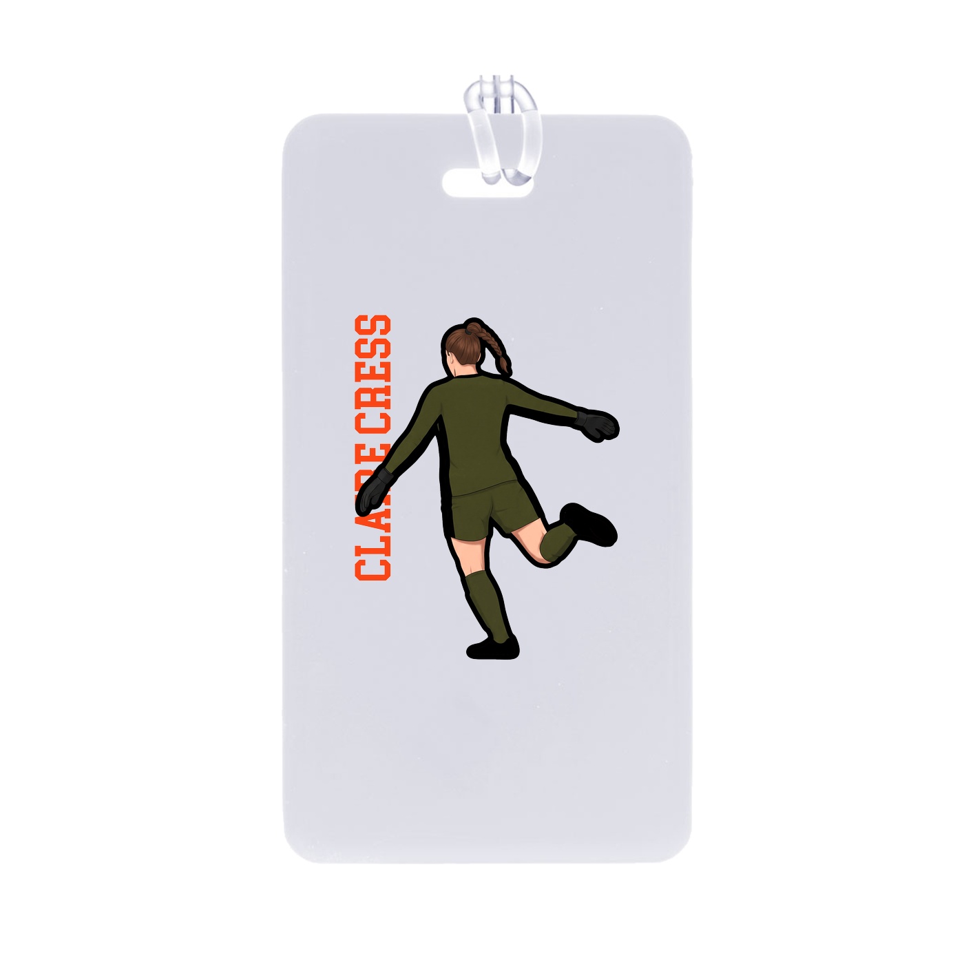 Bag Tag — Name Vertical in Classic