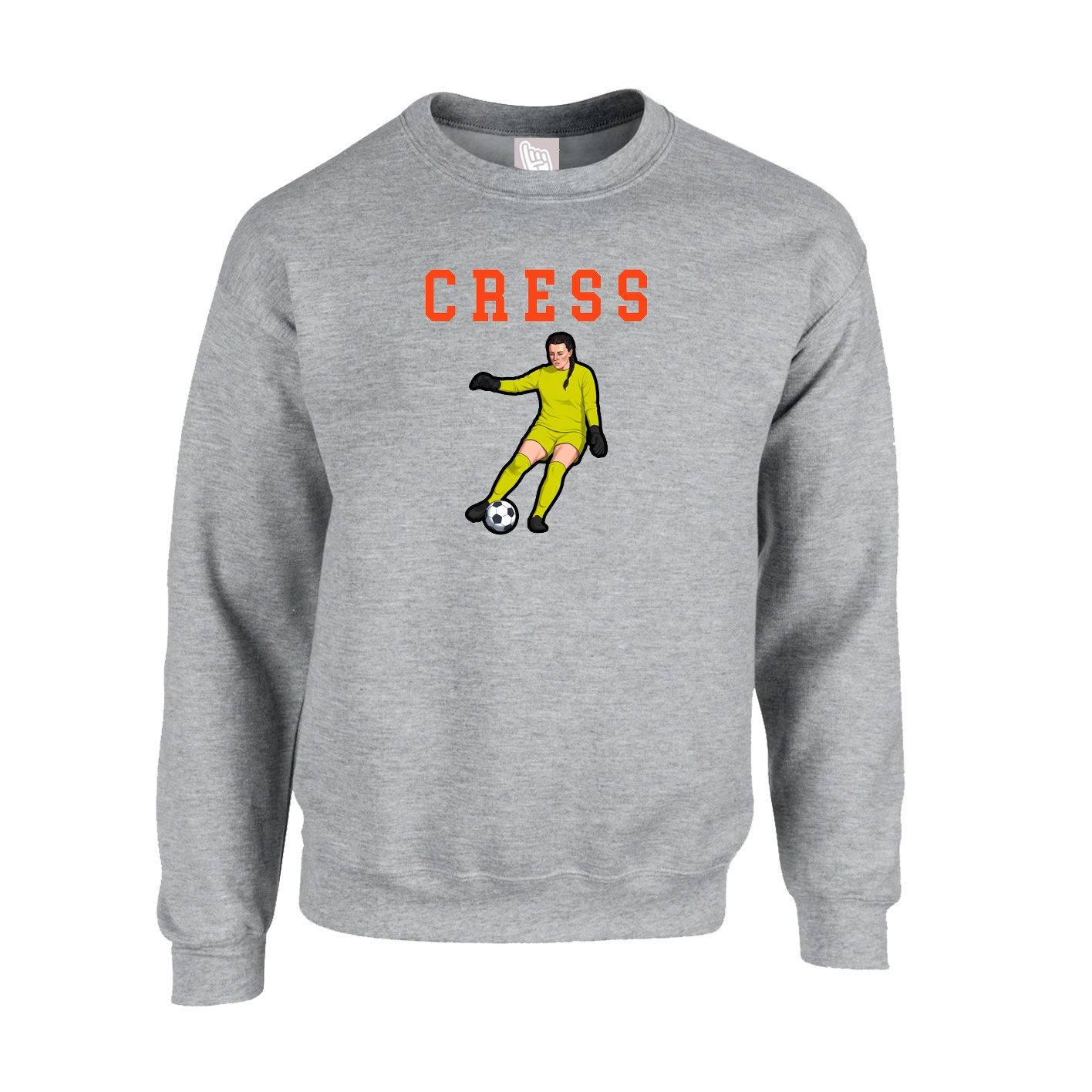 Fleece Crew — Shirsey in Grey