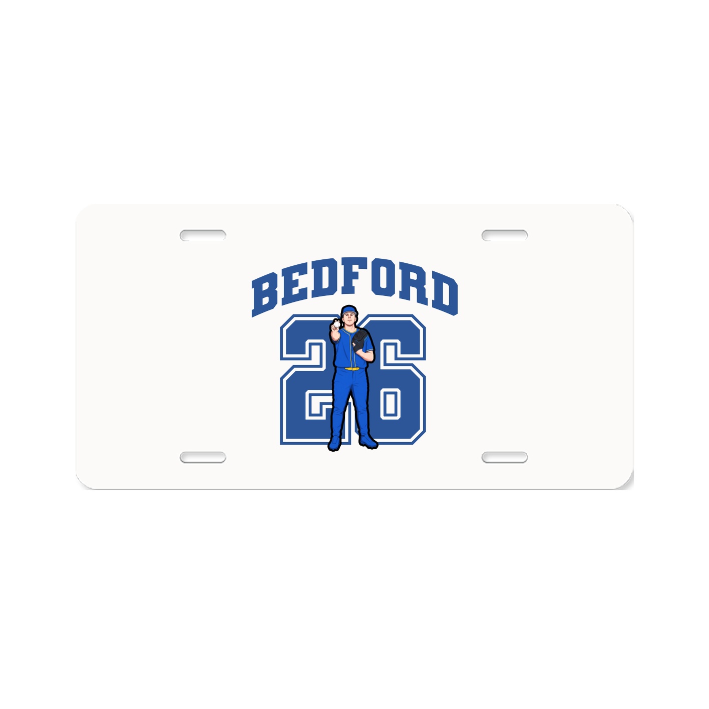License Plate — Number in Classic