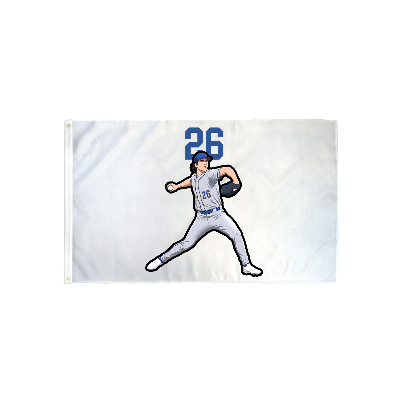 3x5 Flag — Number Top in Classic