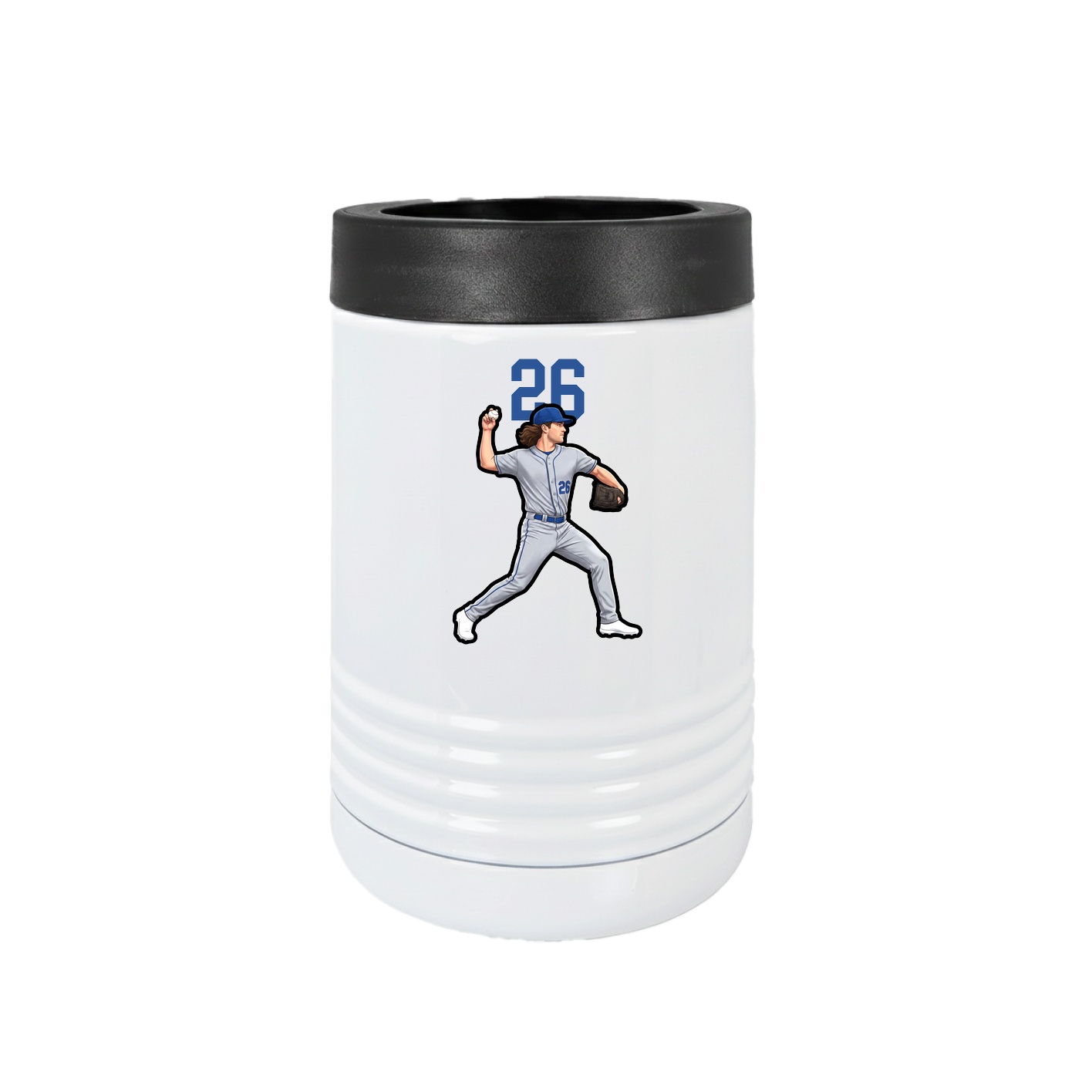 Beverage Holder — Number Top in White
