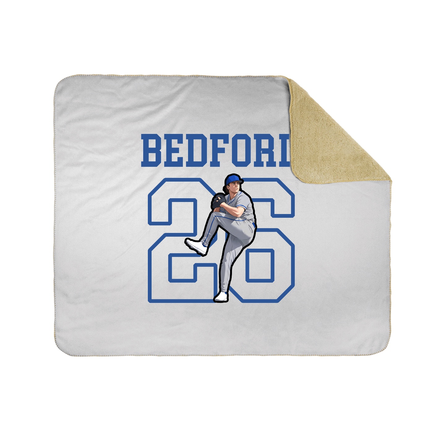 Throw Blanket — Shirsey in White