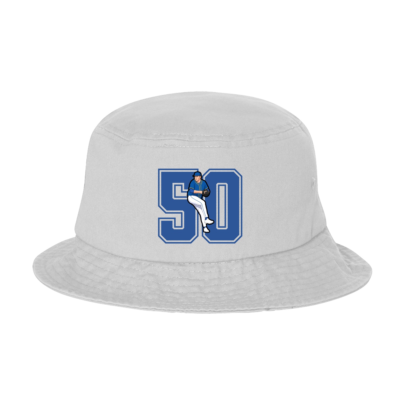 Bucket Cap — Number in White