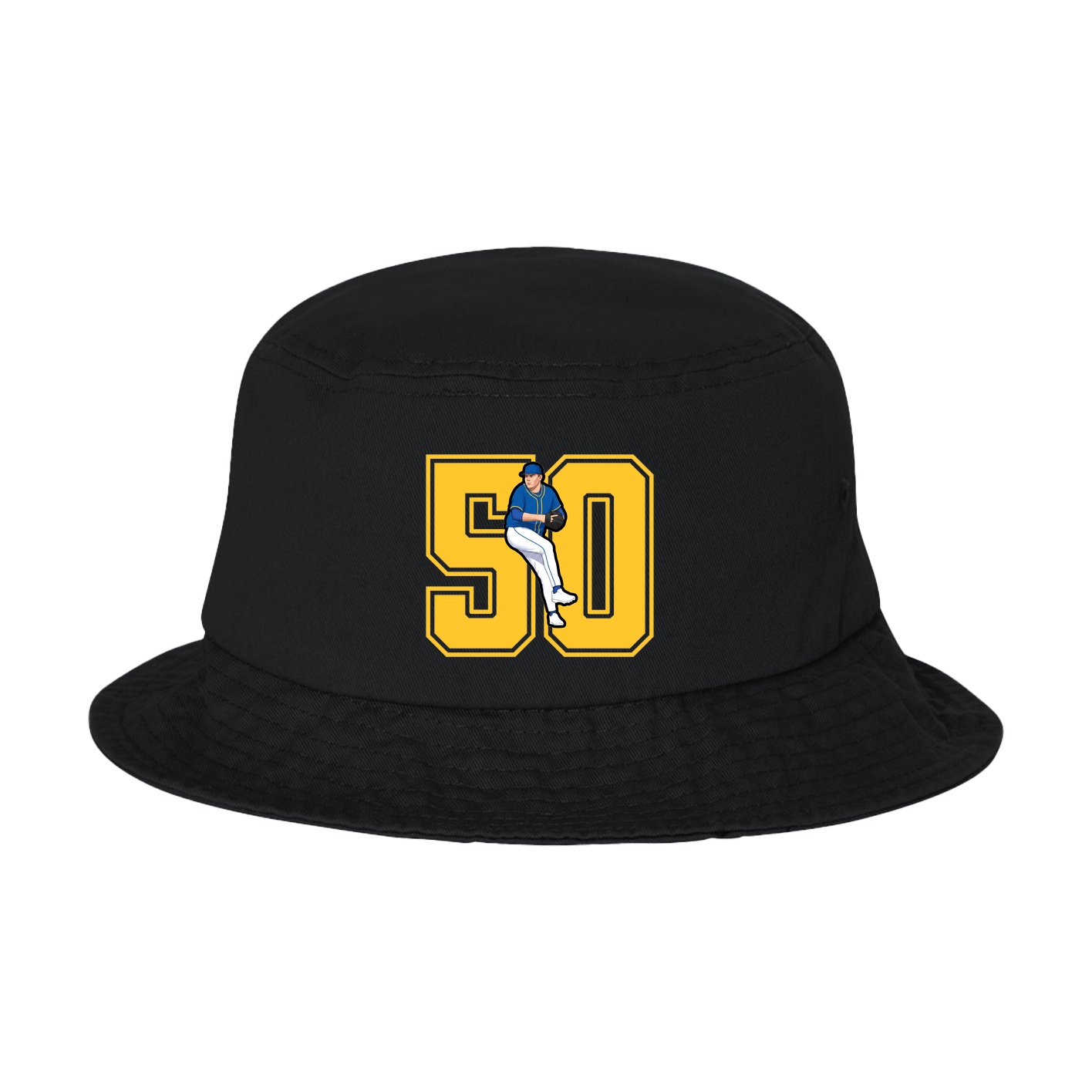Bucket Cap — Number in Black