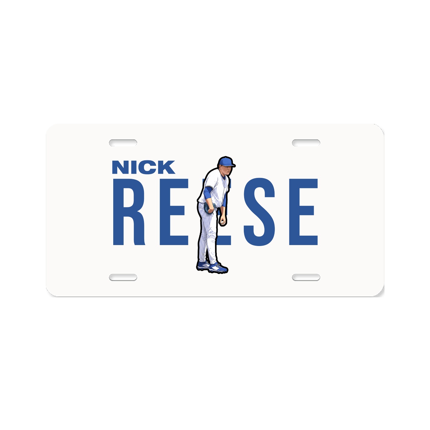 License Plate — Player Name in Classic