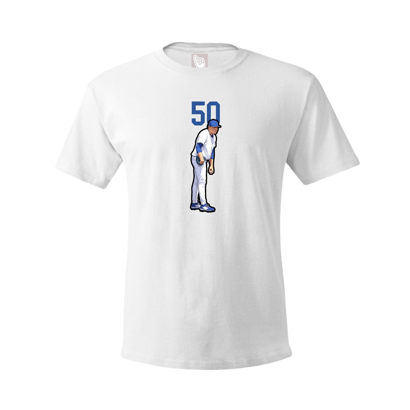 Tee — Number Top in White