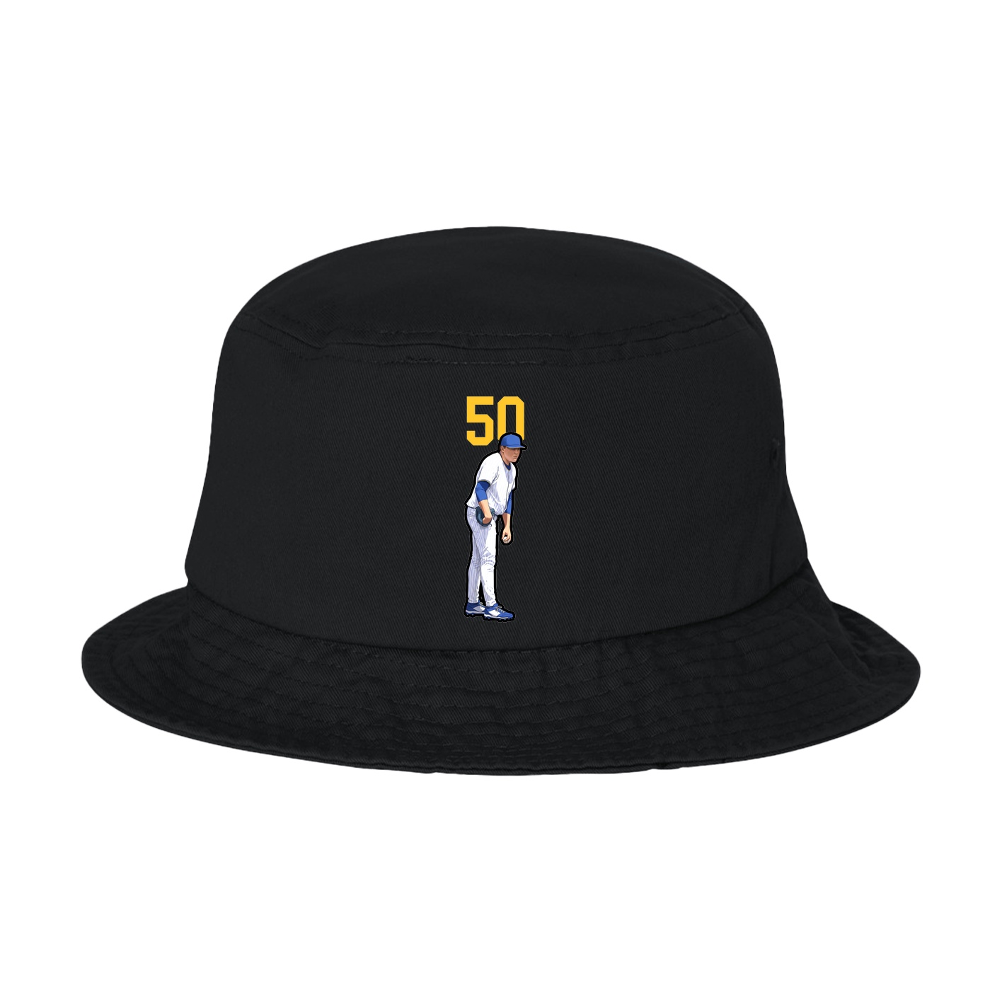 Bucket Cap — Number Top in Black