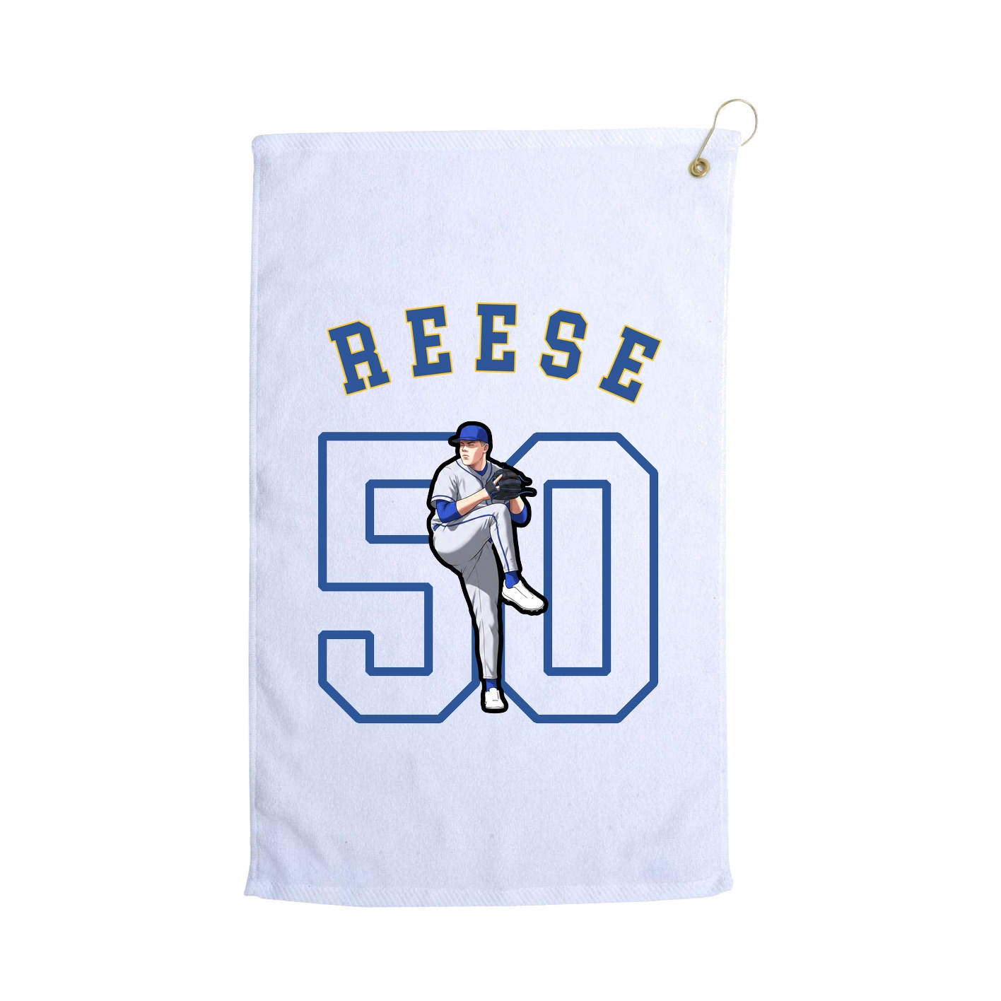 Golf Towel — Shirsey Arch in White