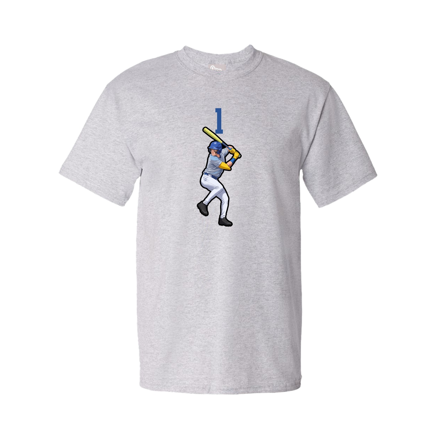 Tee — Number Top in Grey