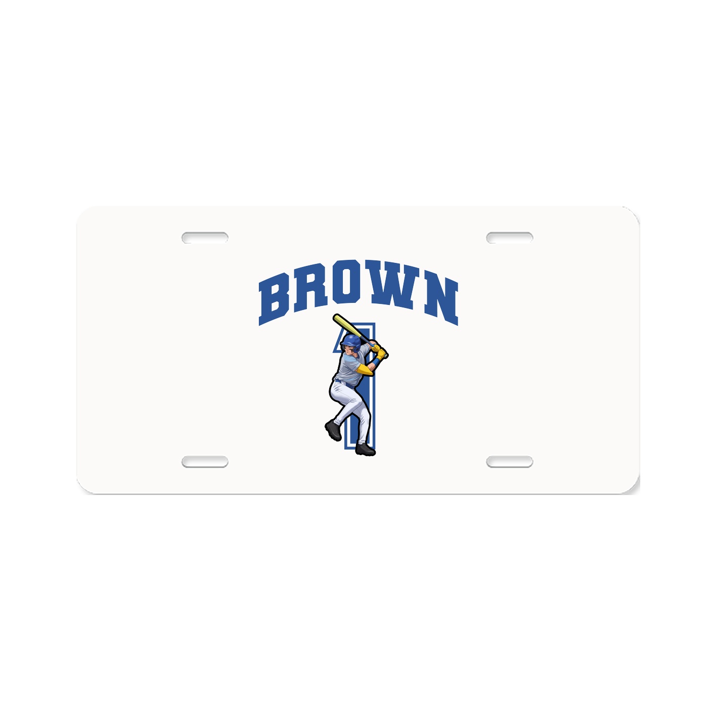 License Plate — Number in Classic