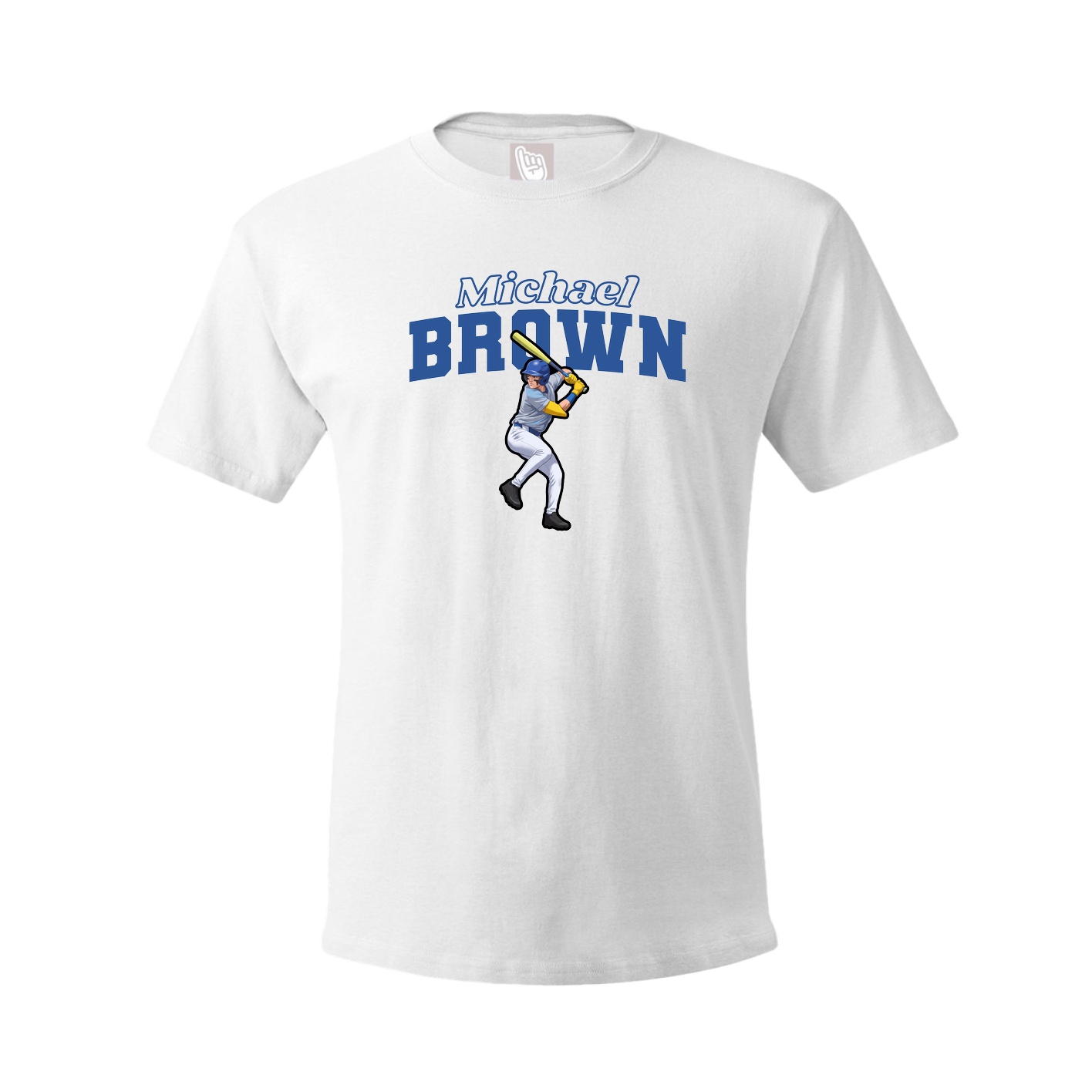 Tee — Name Arch in White