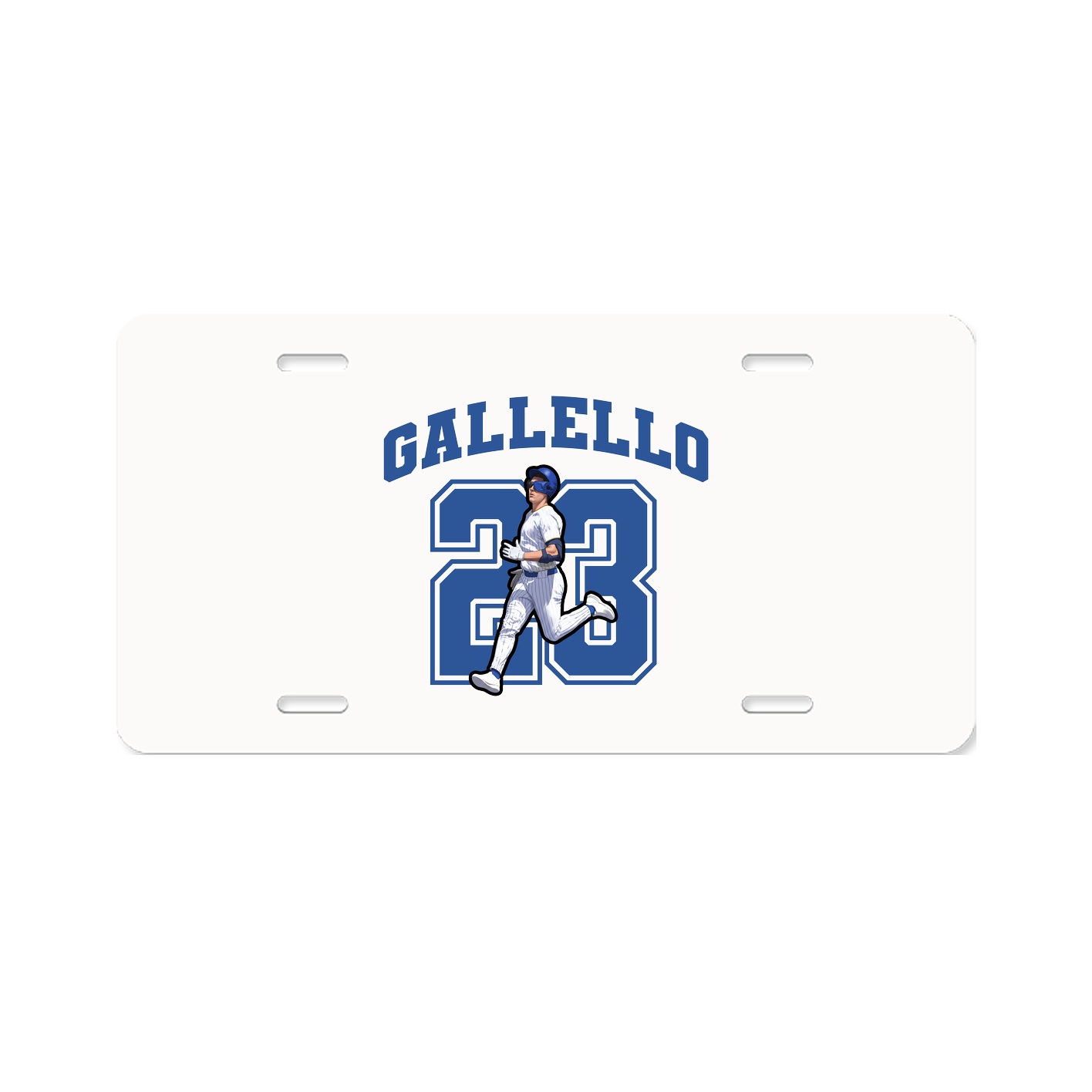 License Plate — Number in Classic