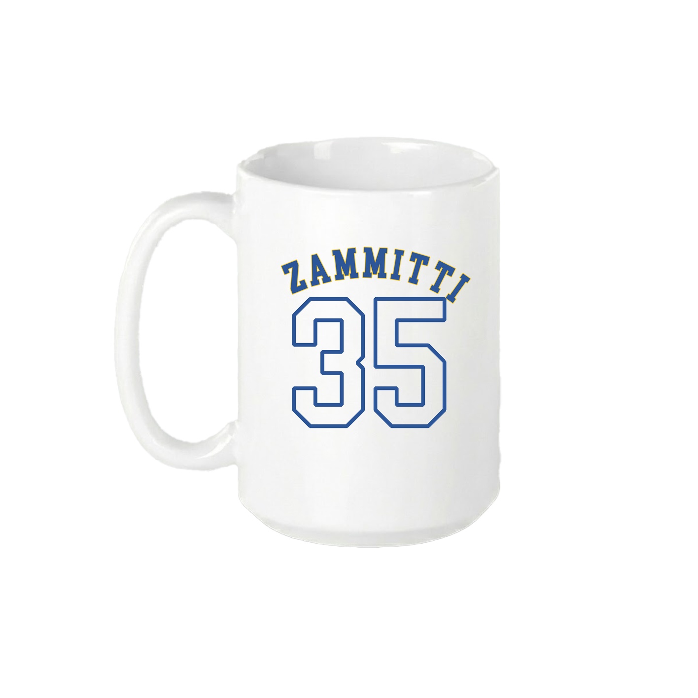 15oz Coffee Mug — Shirsey Arch in White
