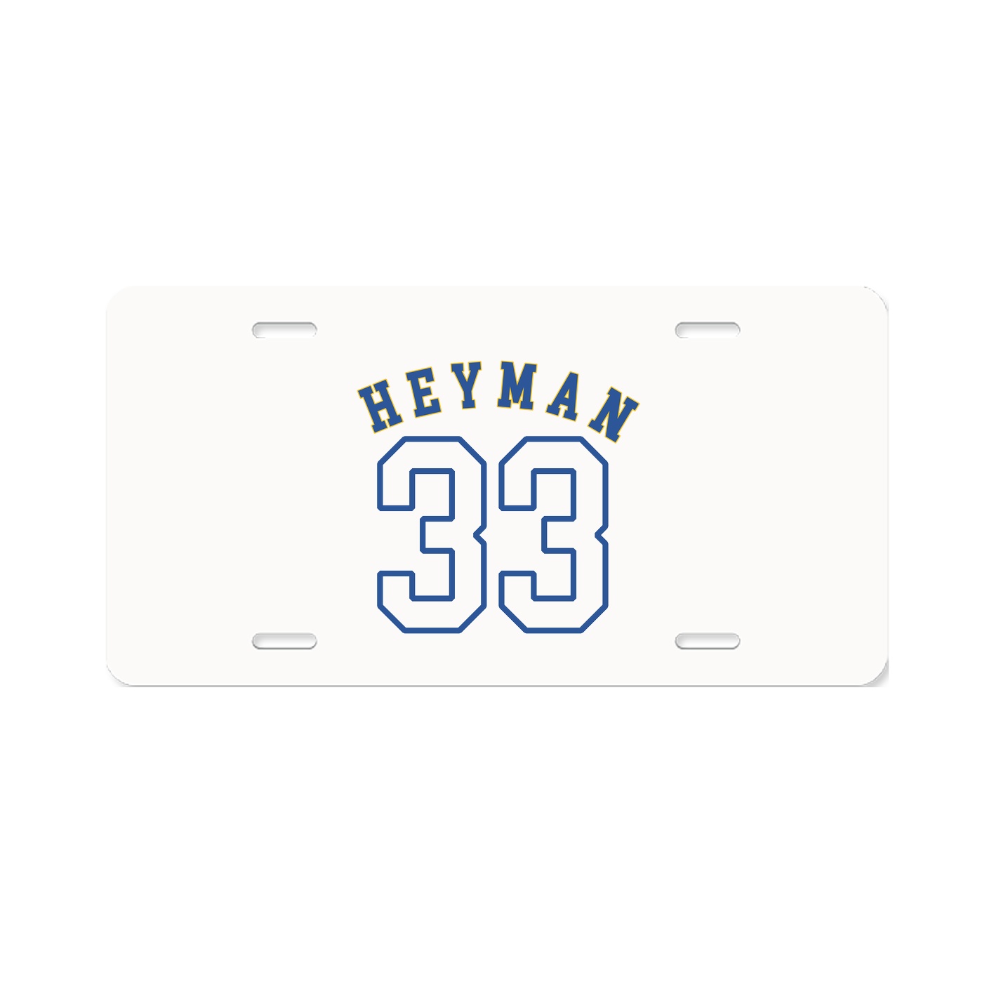 License Plate — Shirsey Arch in Classic